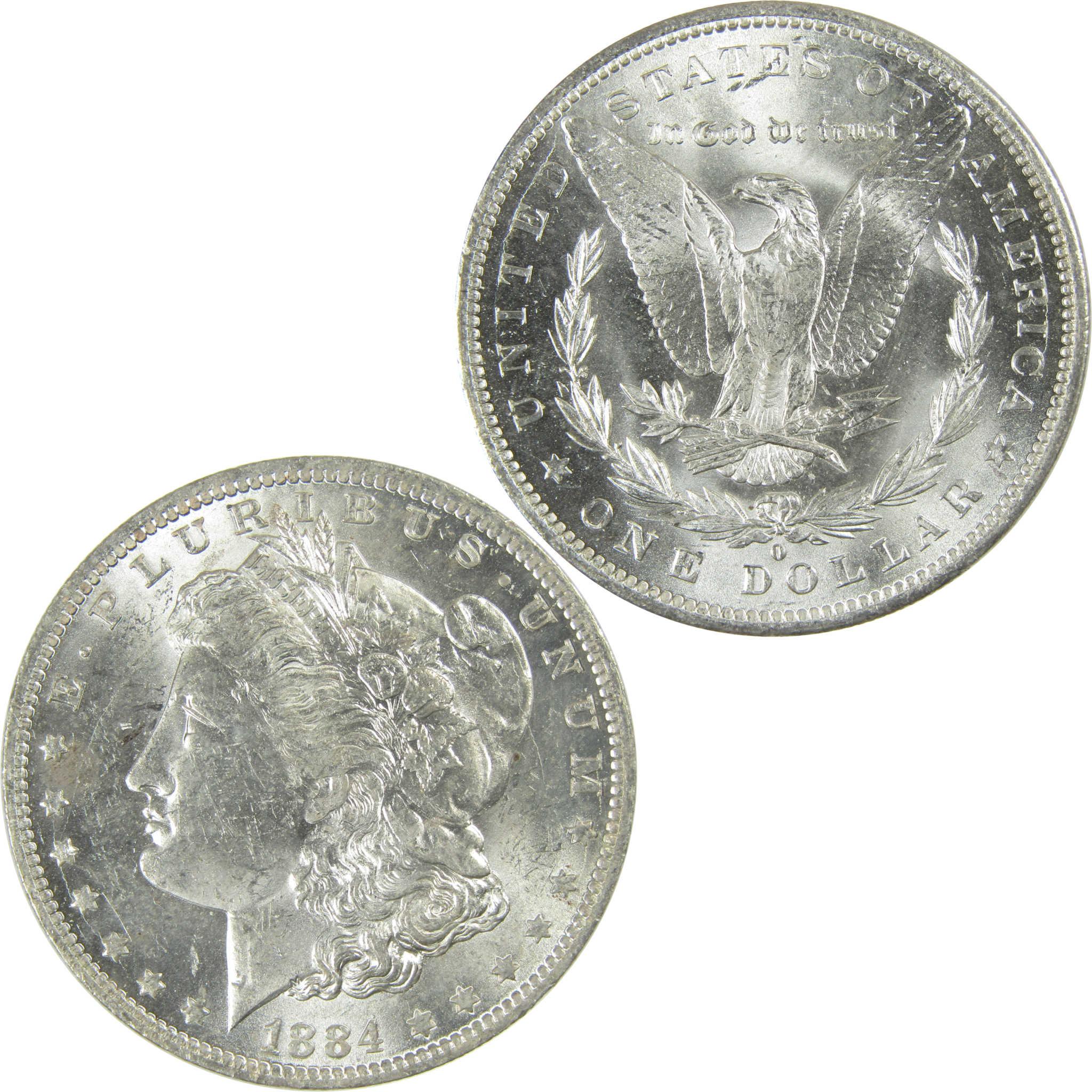1884 O Morgan Silver Dollar Uncirculated Mint State $1 Coin SKU:I27483 - Morgan coin - Morgan silver dollar - Morgan silver dollar for sale - Profile Coins & Collectibles
