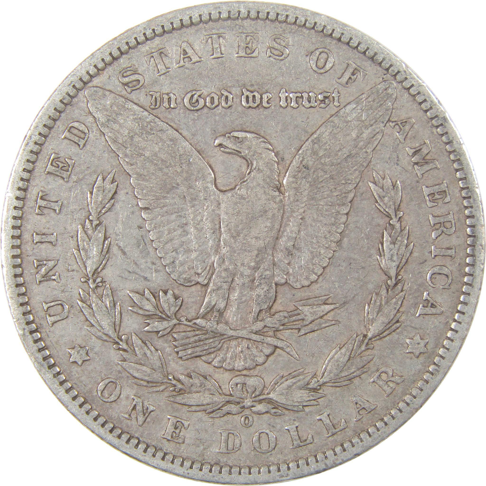 1896 O Morgan Silver Dollar F Fine Details $1 Coin SKU:I24709 - Morgan coin - Morgan silver dollar - Morgan silver dollar for sale - Profile Coins & Collectibles