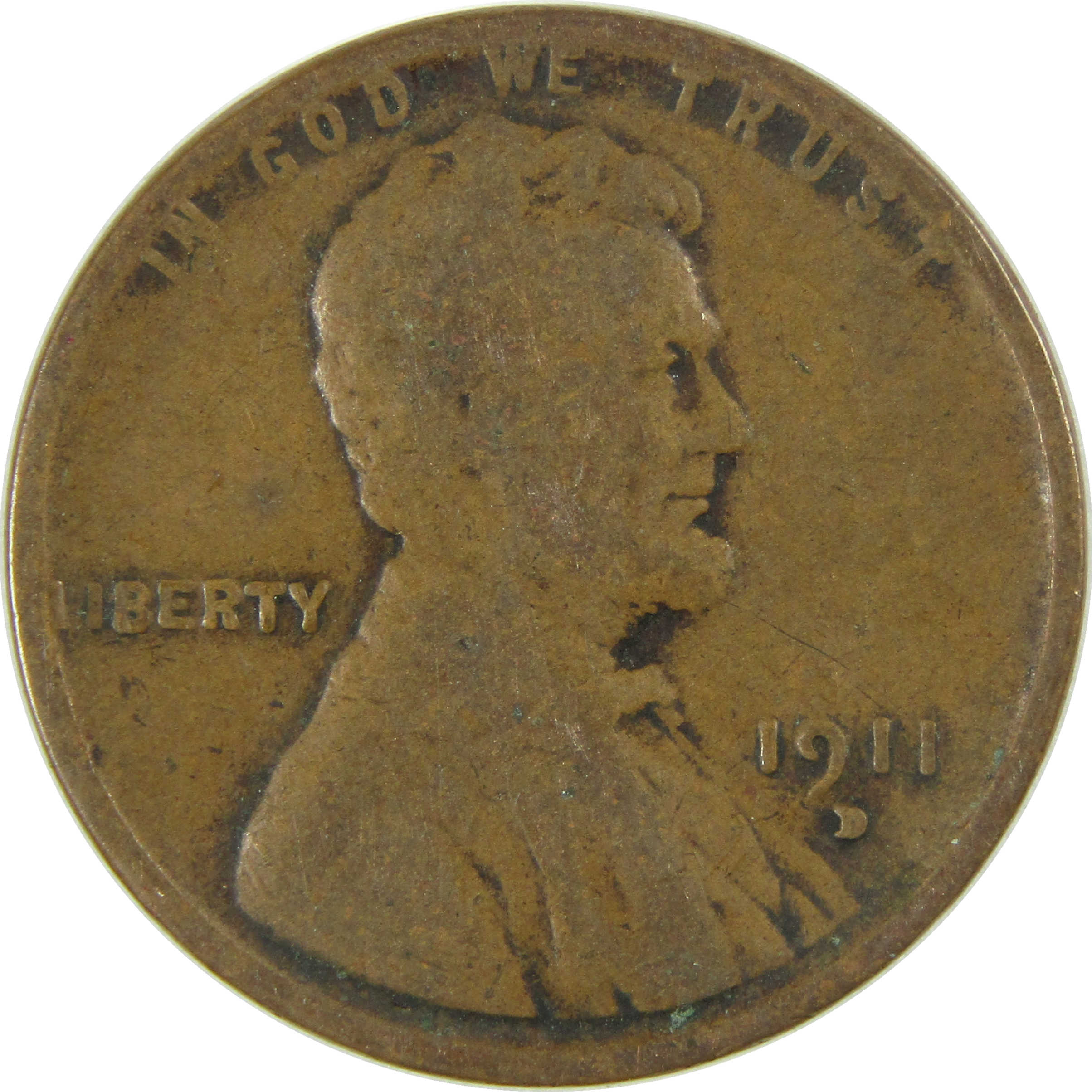 1911 D Lincoln Wheat Cent G Good Penny 1c Coin SKU:I26697