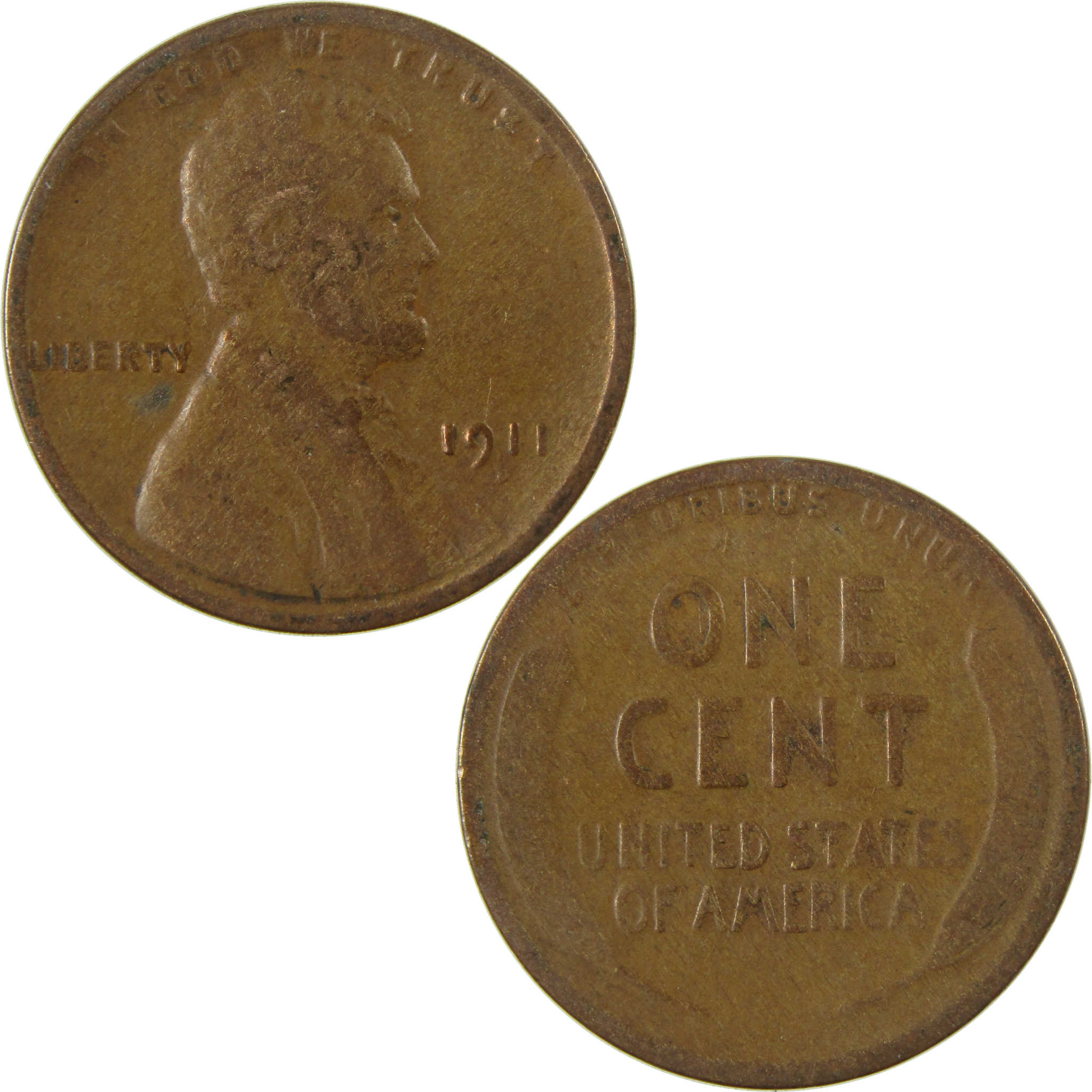 1911 D Lincoln Wheat Cent G Good Details Penny 1c Coin SKU:I26858