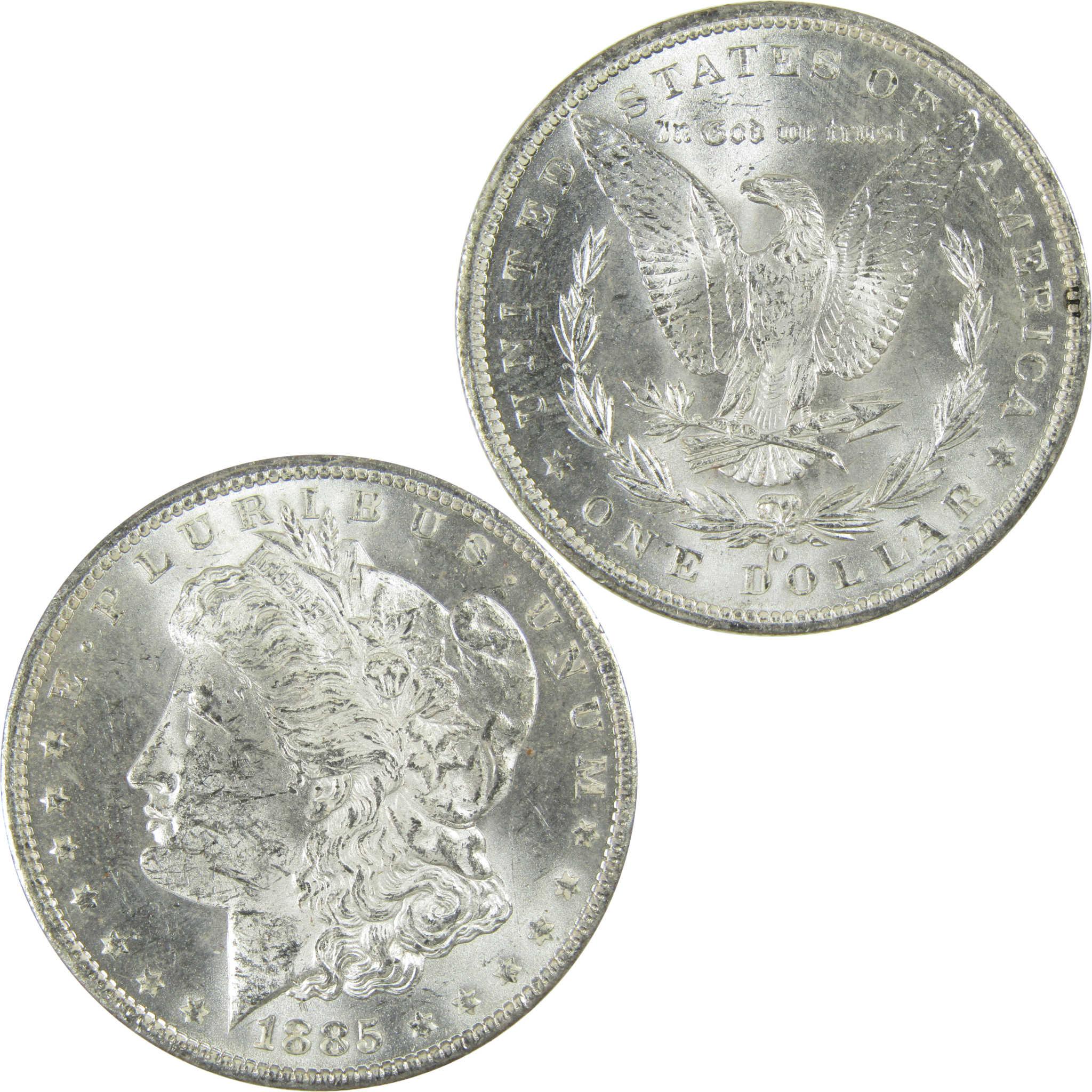 1885 O Morgan Silver Dollar Uncirculated Mint State $1 Coin SKU:I27477 - Morgan coin - Morgan silver dollar - Morgan silver dollar for sale - Profile Coins & Collectibles