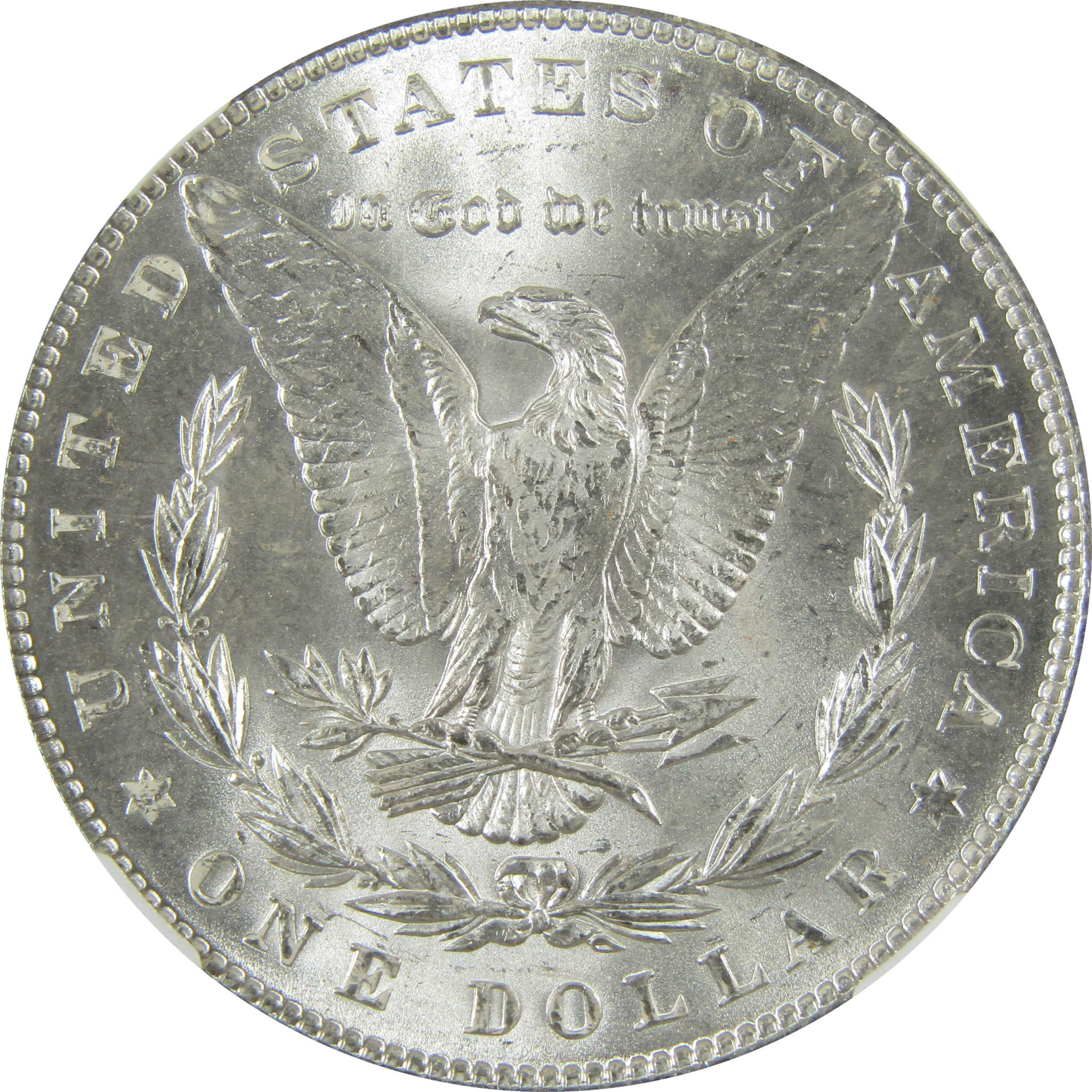1889 Morgan Silver Dollar MS 63 NGC Uncirculated $1 Coin SKU:I27890