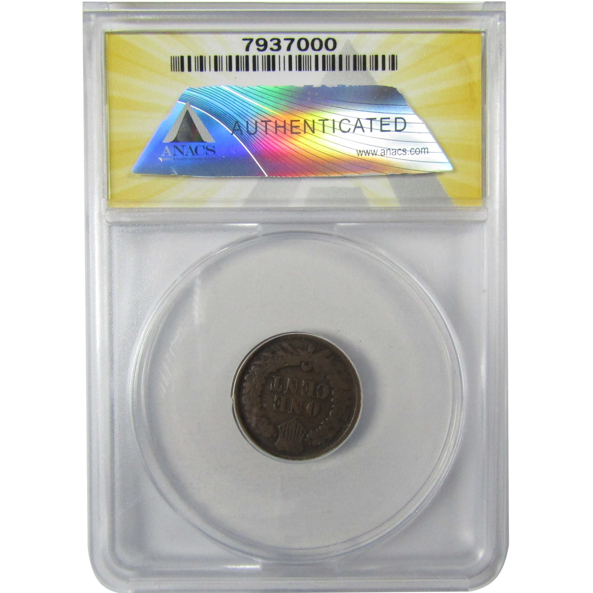 1864 L Indian Head Bronze Cent G 4 Details ANACS Penny SKU:I27959