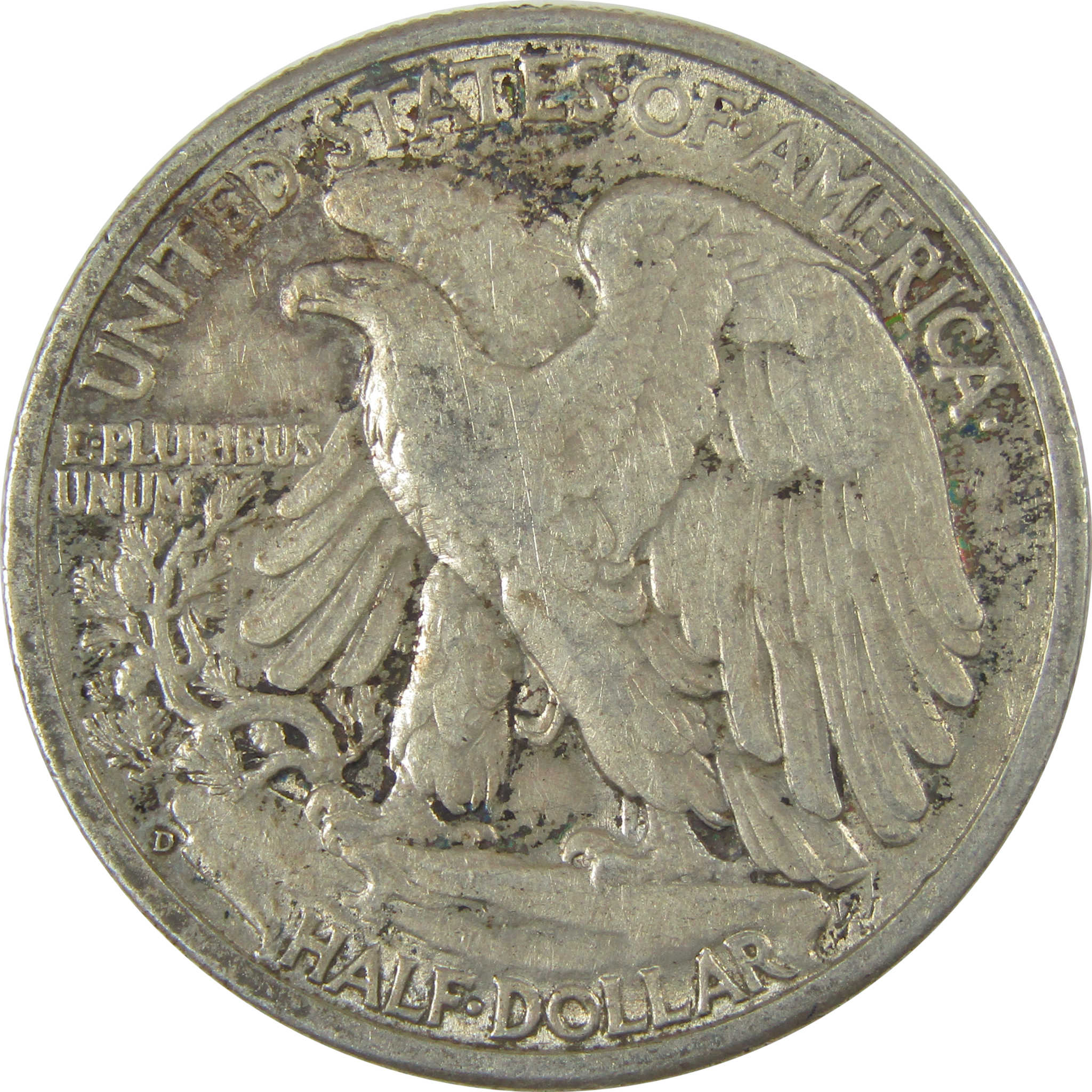 1941 D Liberty Walking Half Dollar XF EF Extremely Fine SKU:CPC0543