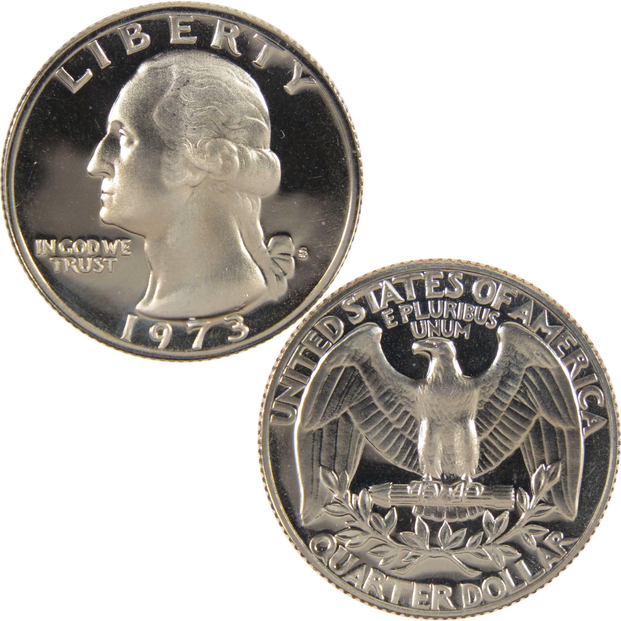 1973 S Washington Quarter Choice Proof Clad 25c Coin