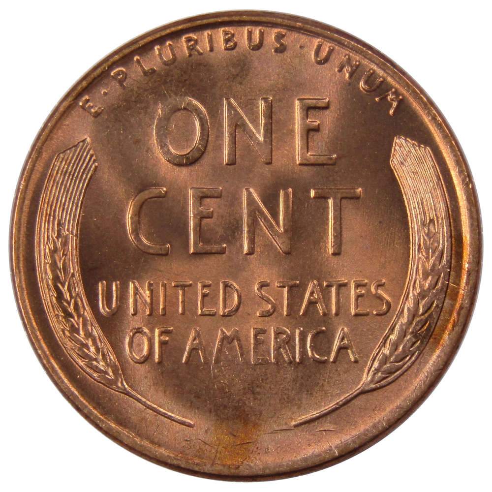 1952 D Lincoln Wheat Cent Uncirculated Mint State Penny 1c Coin
