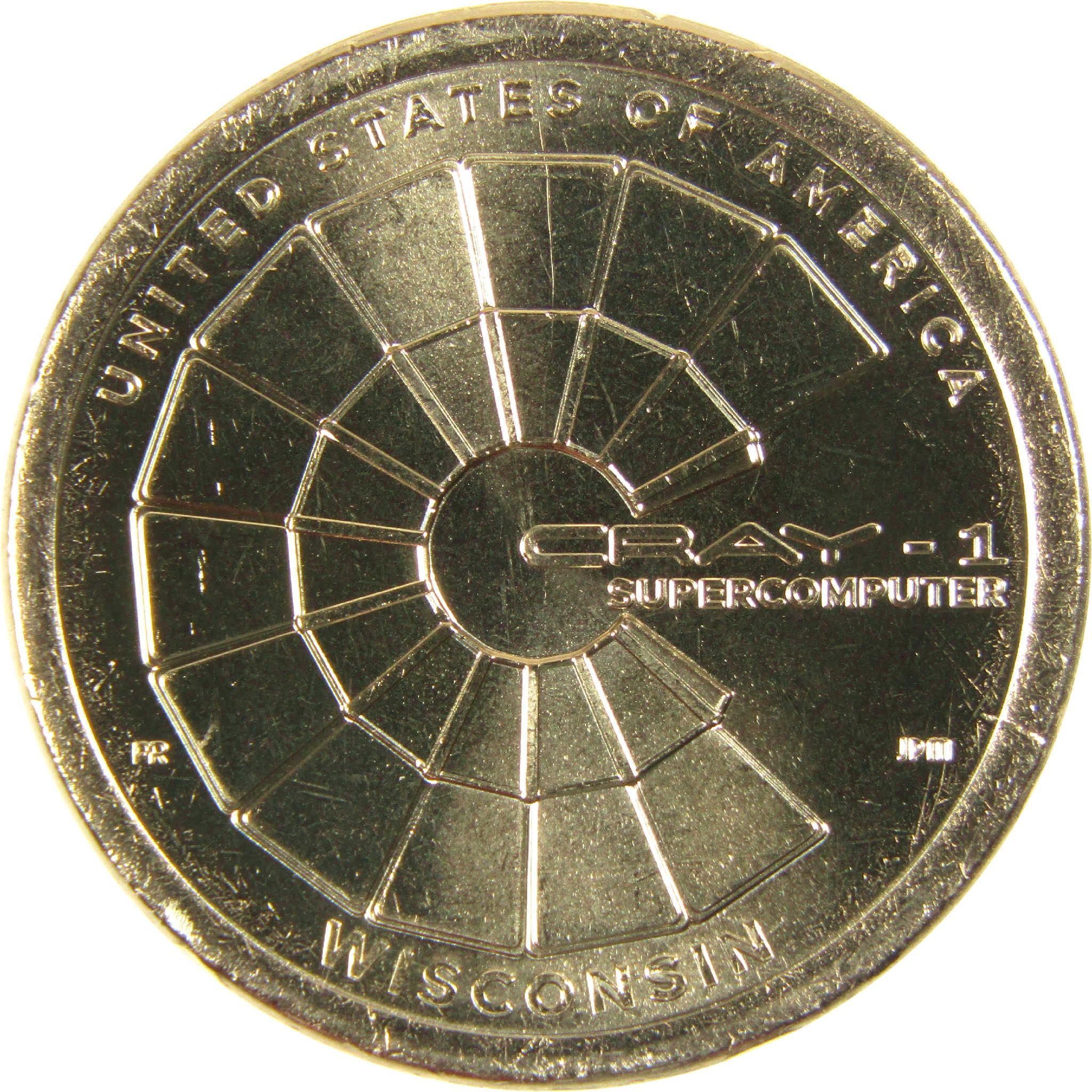 2026 D Wisconsin Cray-1 Supercomputer Innovation Dollar Uncirculated