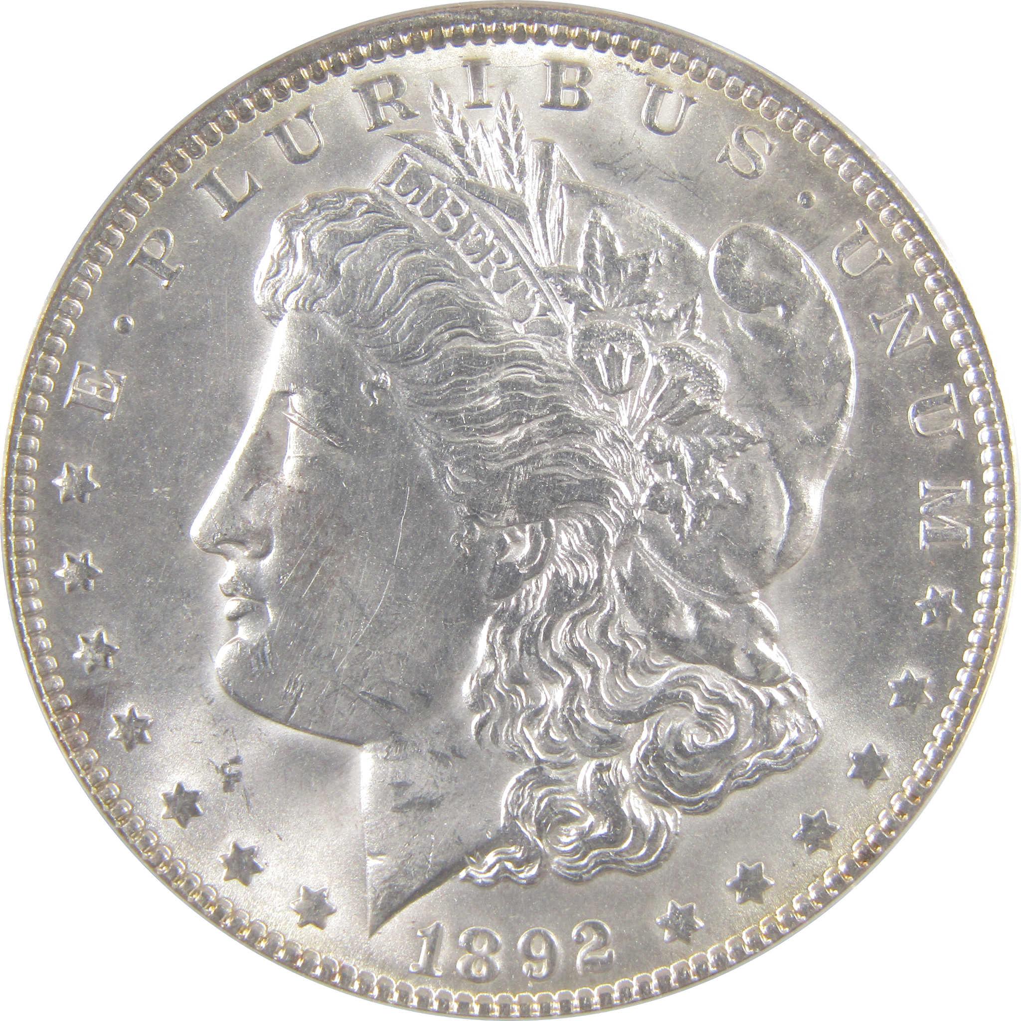 1892 Morgan Dollar MS 63 ANACS Silver Uncirculated $1 Coin SKU:I17987 - Morgan coin - Morgan silver dollar - Morgan silver dollar for sale - Profile Coins & Collectibles