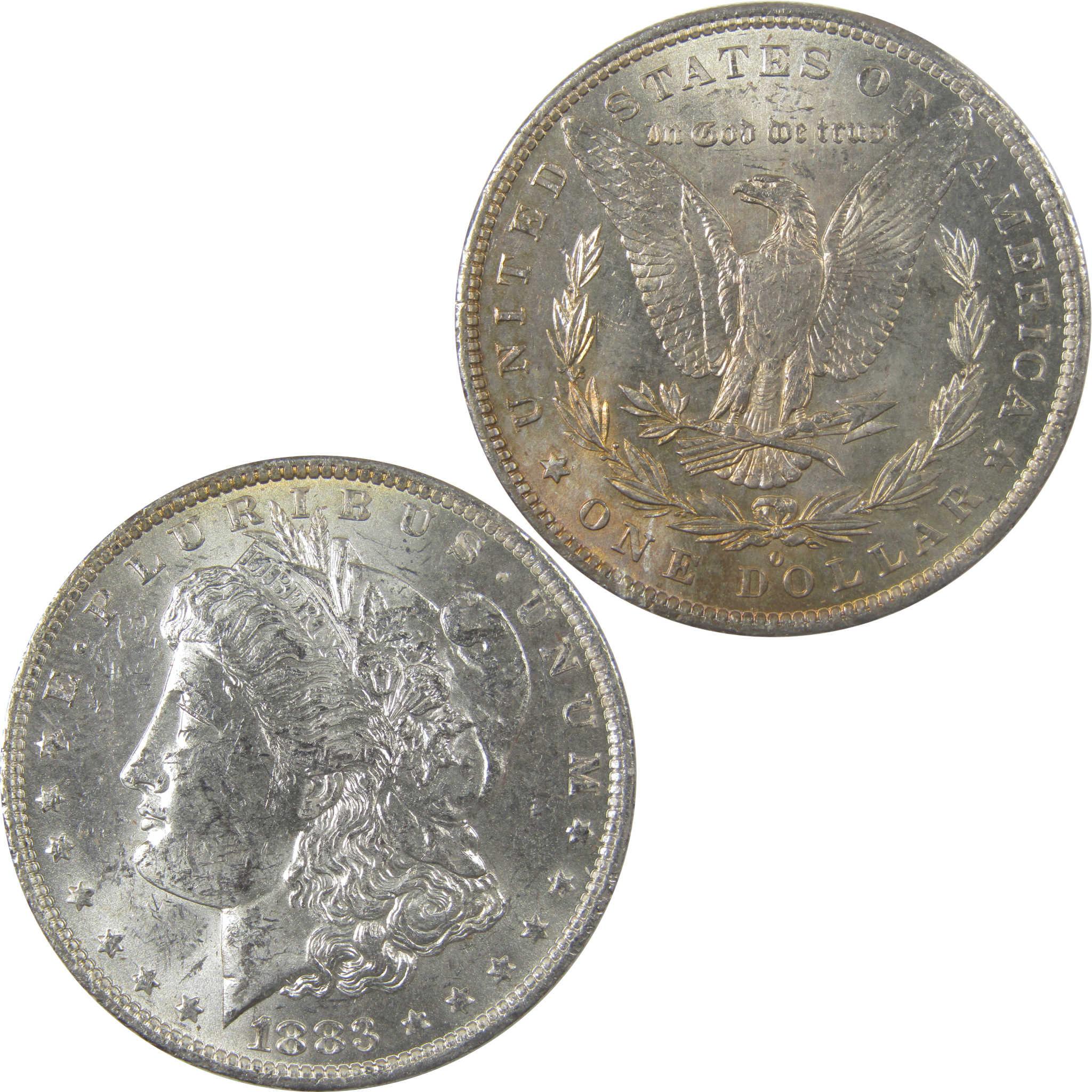 1883 O Morgan Silver Dollar Uncirculated Mint State Toned SKU:I24849