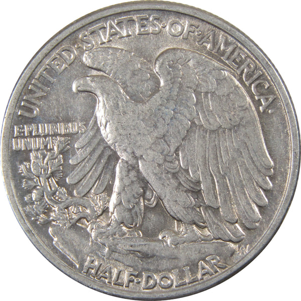 1942 Liberty Walking Silver 50c AU About Uncirculated SKU:I28686