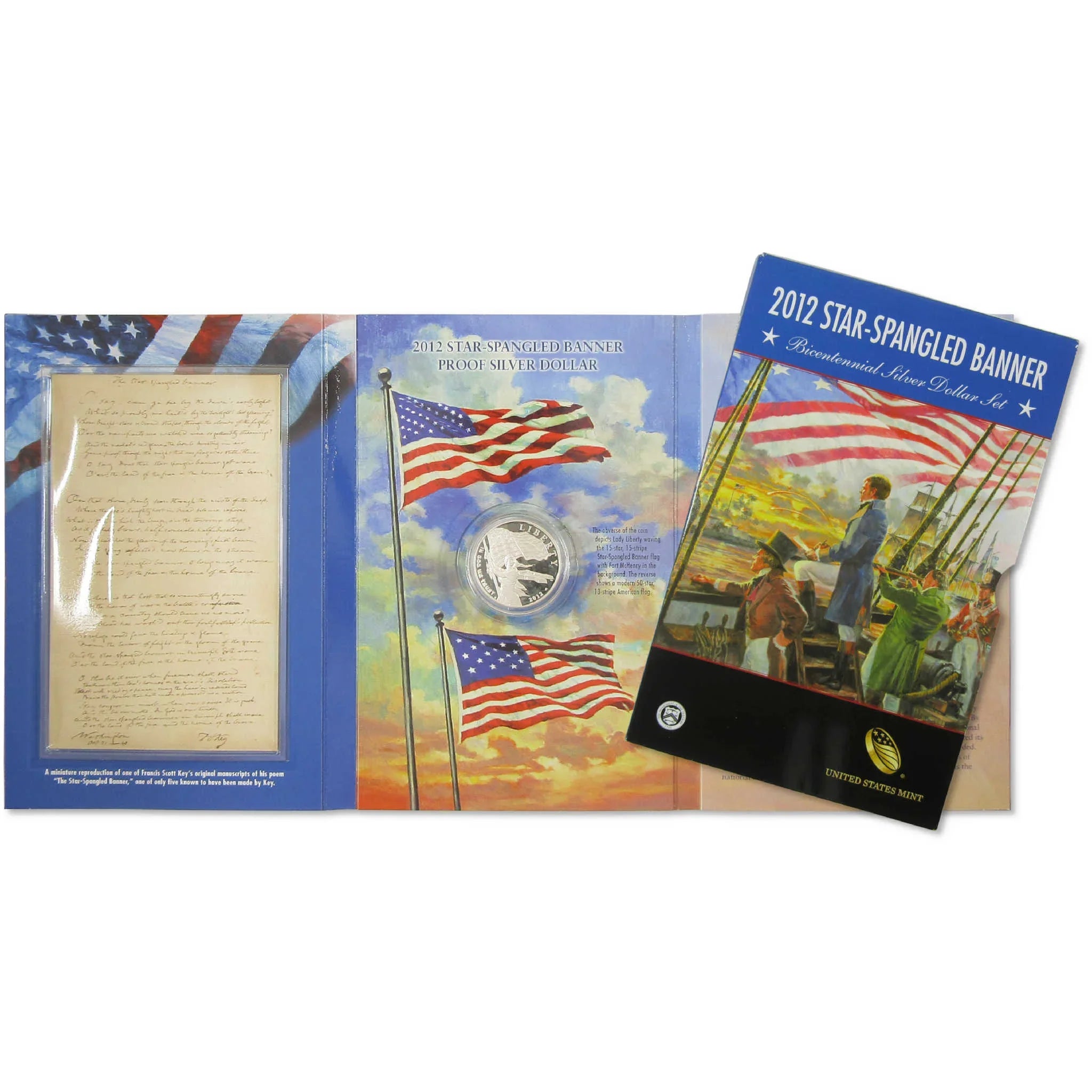 2012 Star-Spangled Banner Bicentennial Silver Dollar Set SKU:I10817