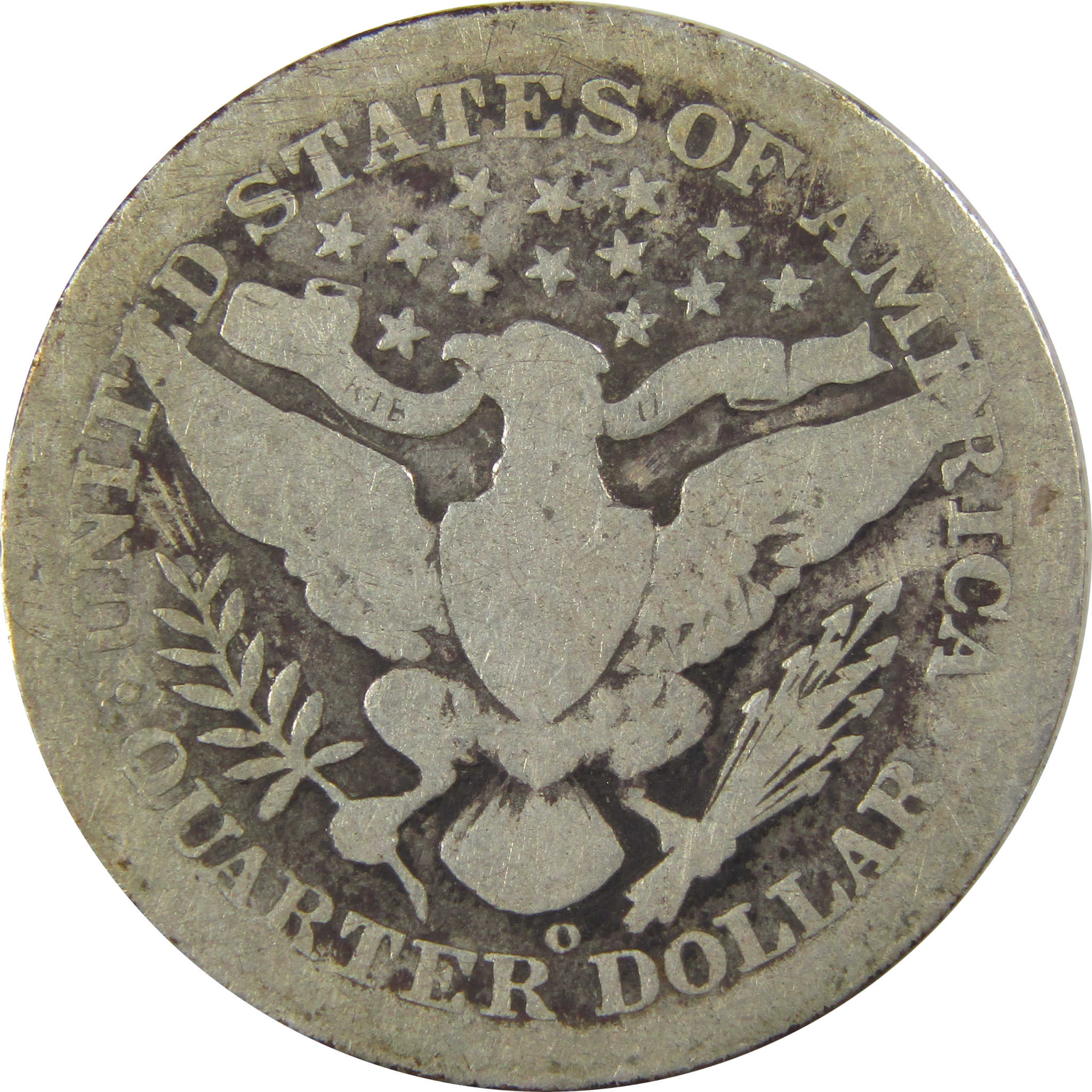 1905 O Barber Quarter AG About Good Details Silver 25c Coin SKU:I21829