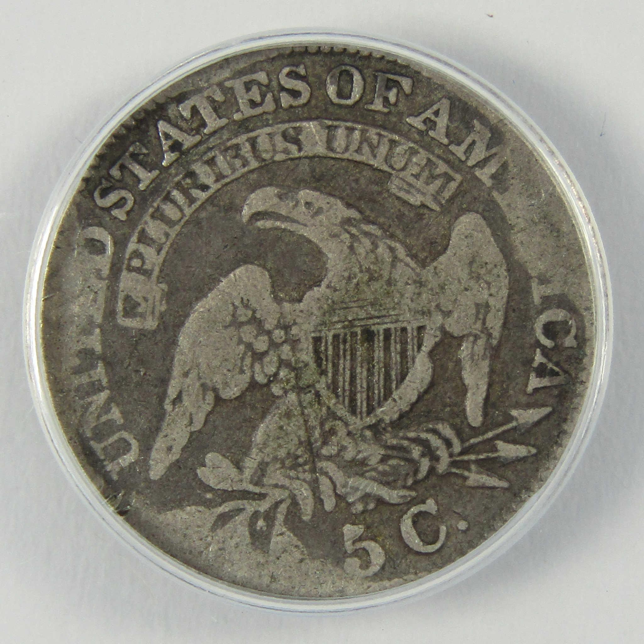 1830 Capped Bust Silver Half Dime G 4 Details ANACS 5c Coin SKU:CP191