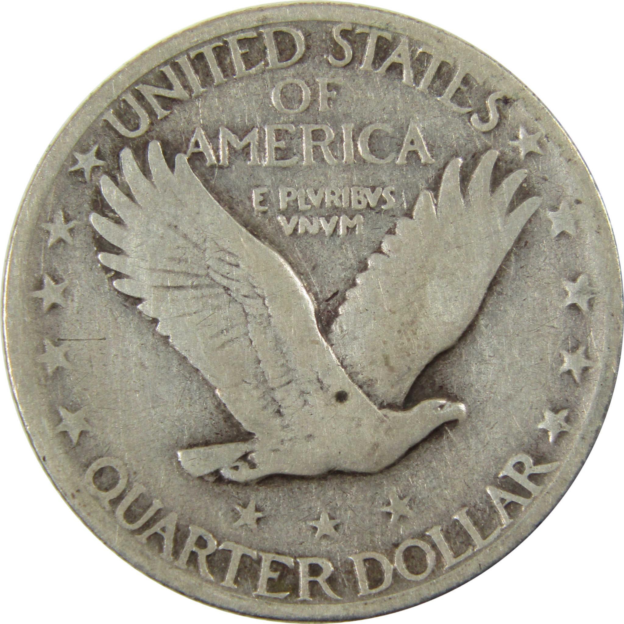 1927 S Standing Liberty Silver Quarter VG Very Good 25c Coin SKU:CP905
