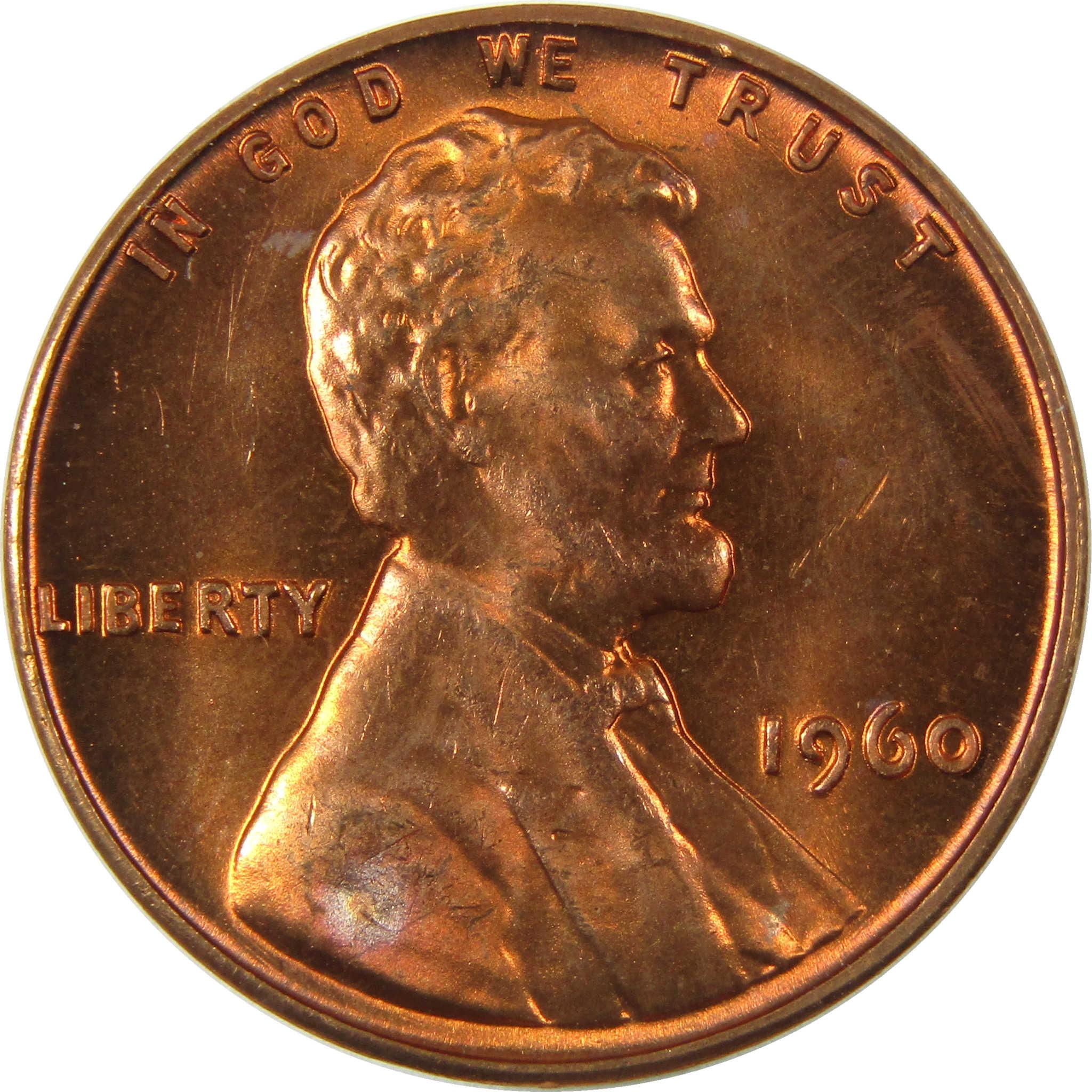 1960 Small Date Lincoln Memorial Cent Uncirculated Penny 1c Coin