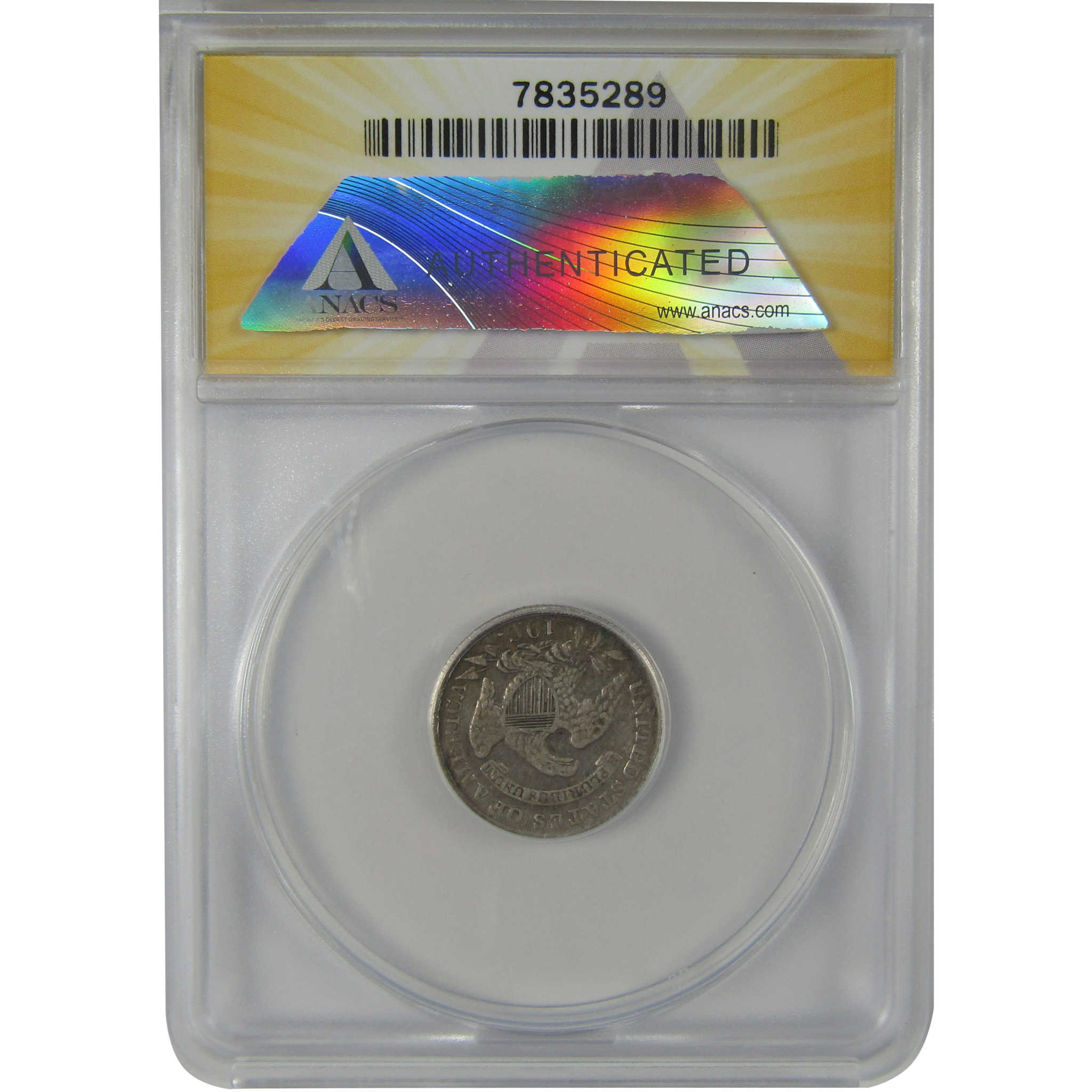 1835 Capped Bust Dime VF 20 Details ANACS Silver 10c Coin SKU:I22965