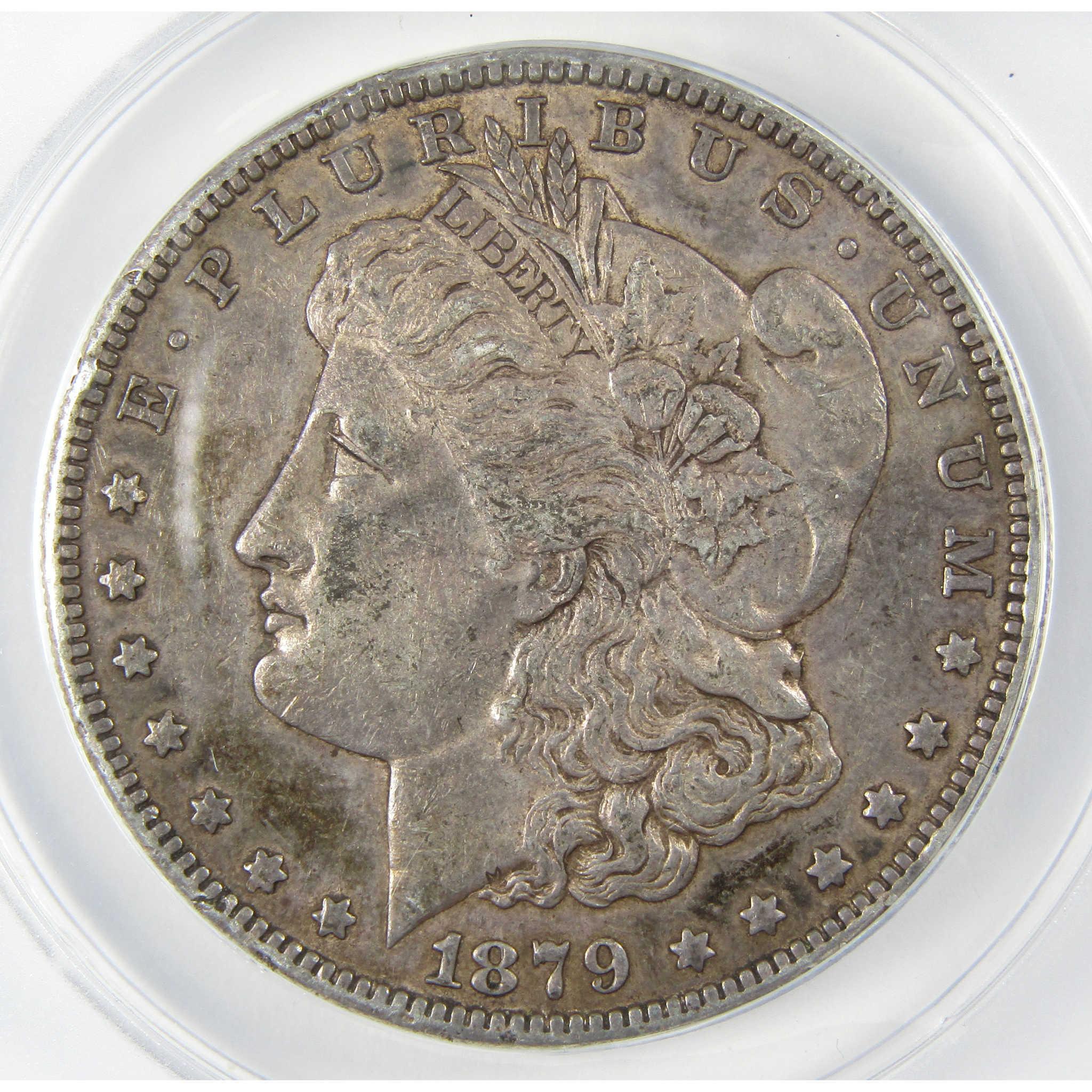1879 S Rev 78 Morgan Silver Dollar EF 45 Details ANACS SKU:I25429 - Morgan coin - Morgan silver dollar - Morgan silver dollar for sale - Profile Coins & Collectibles