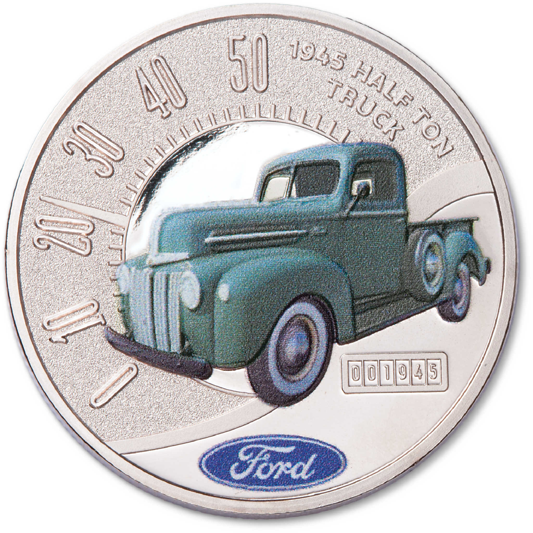 2025 Liberia Ford Truck Series 1945 Half Ton Proof-Like $1 Coin