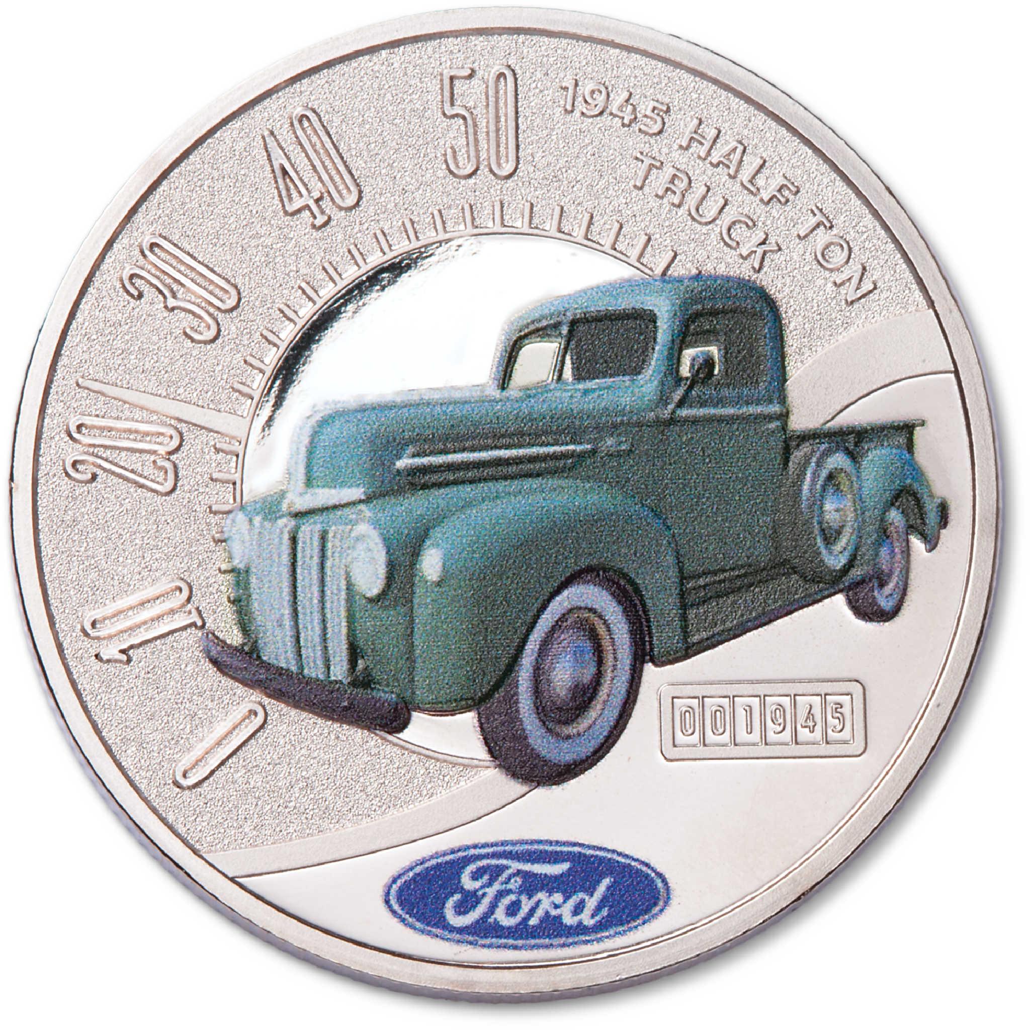 2025 Liberia Ford Truck Series 1945 Half Ton Proof-Like $1 Coin