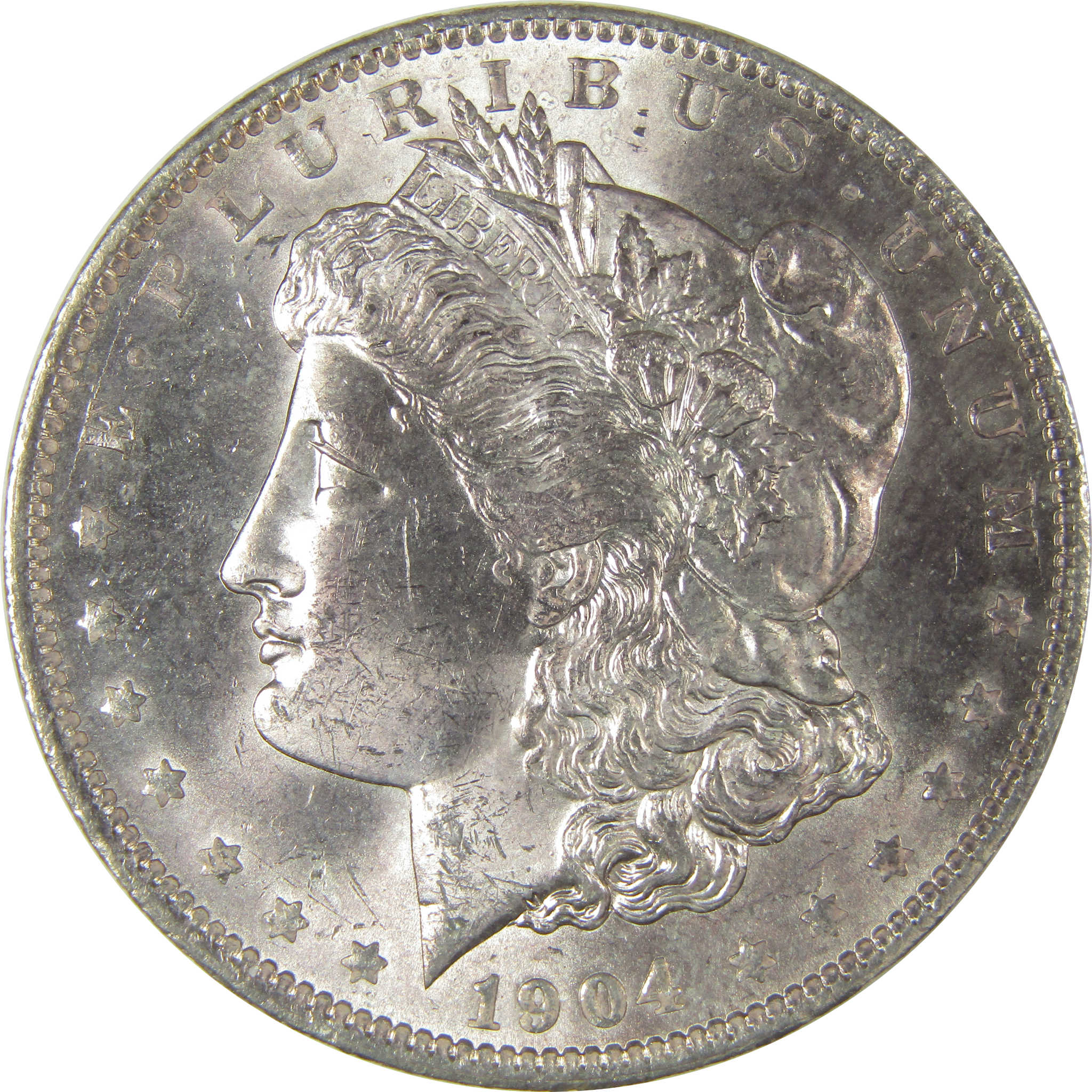 1904 O Morgan Dollar Uncirculated Silver $1 Coin SKU:CPC8945 - Morgan coin - Morgan silver dollar - Morgan silver dollar for sale - Profile Coins & Collectibles