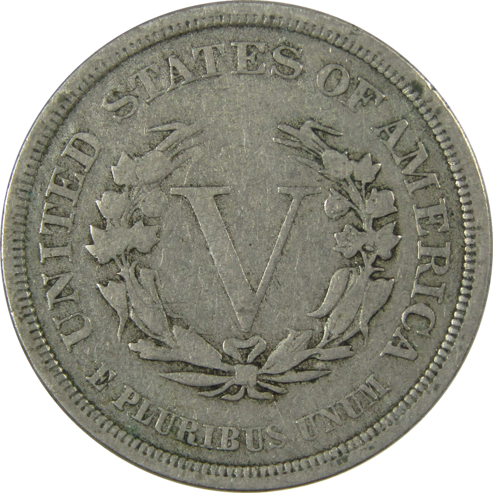 1883 No Cents Liberty Head V Nickel F Fine 5c Coin SKU:I26948