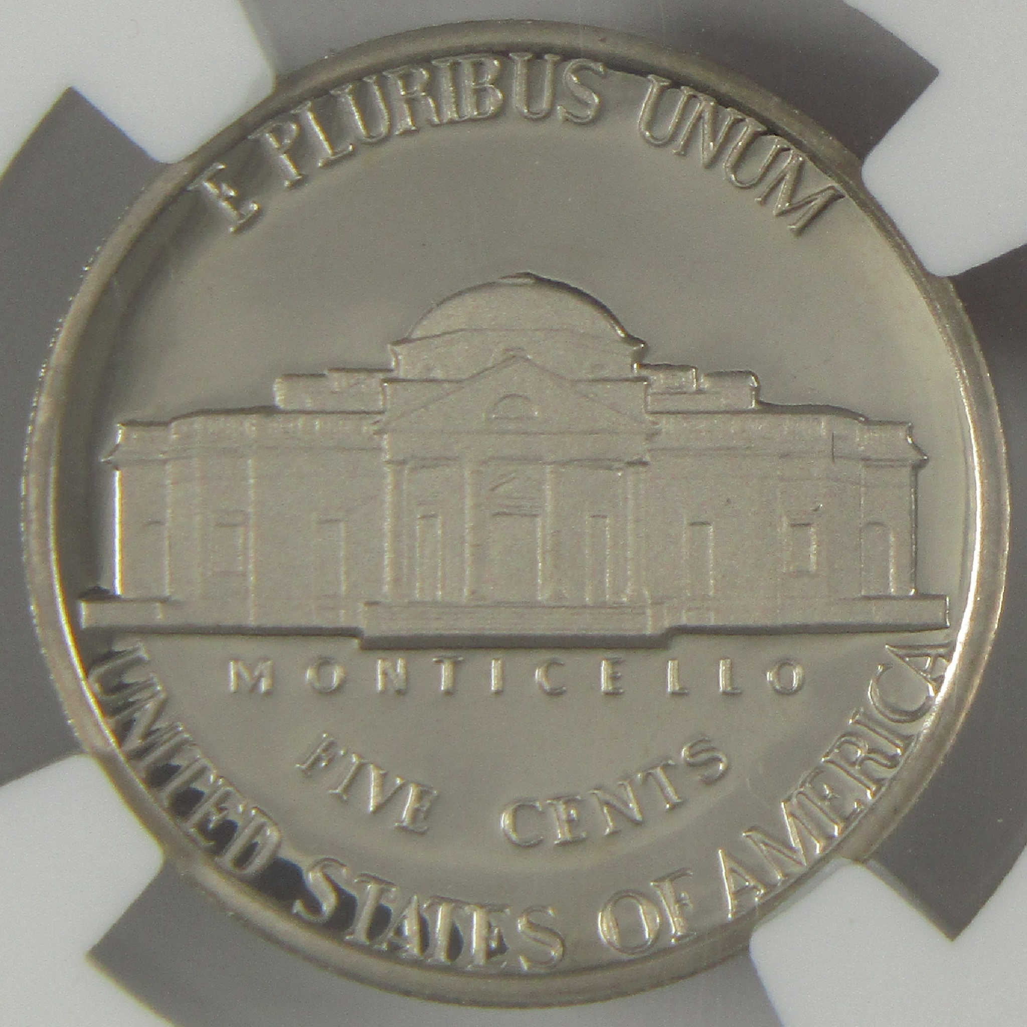 1978 S Jefferson Nickel PF 68 UC NGC Proof Clashed Dies Mint Error