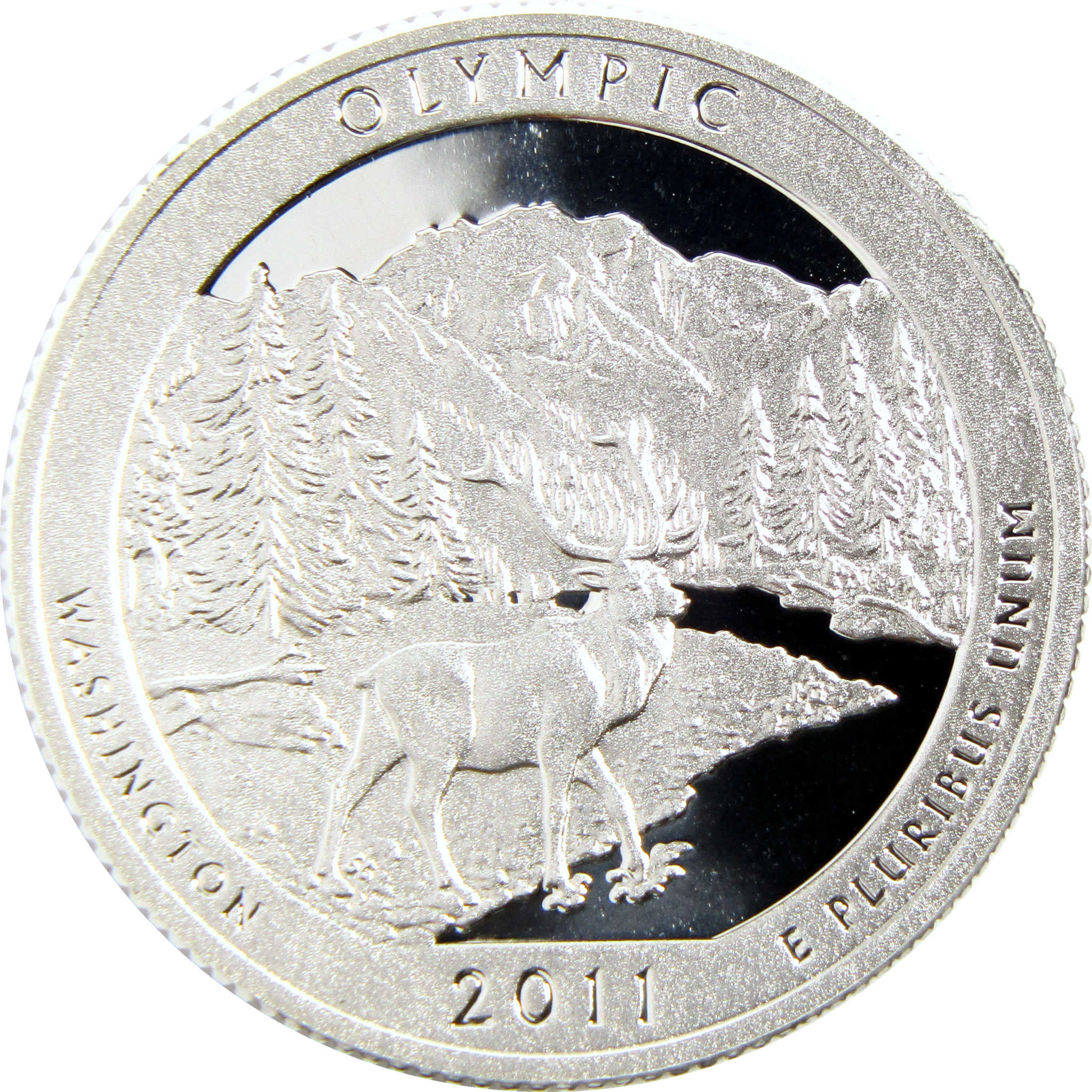 2011 S Olympic National Park Quarter Silver Proof 25c Coin