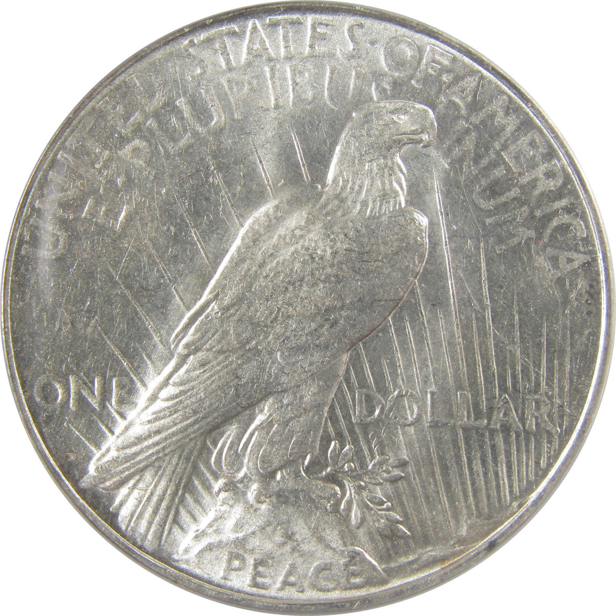 1923 D Peace Silver Dollar AU 55 ANACS $1 Coin SKU:I25047