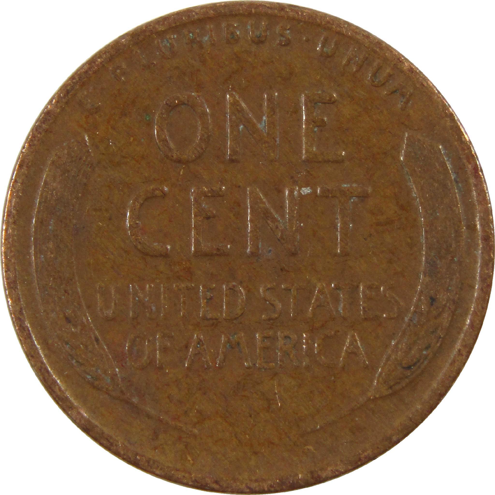 1927 Lincoln Wheat Cent F Fine Penny 1c Coin