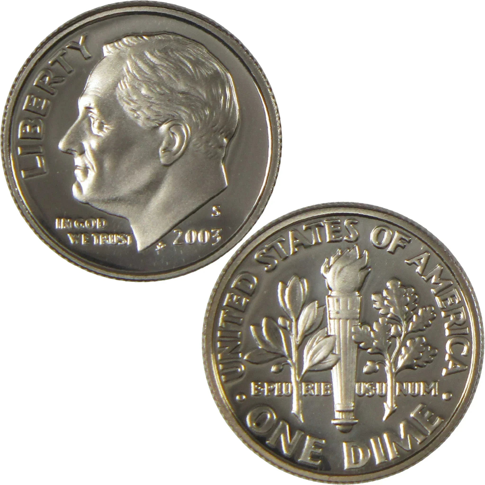 2003 S Roosevelt Dime Choice Proof Clad 10c Coin