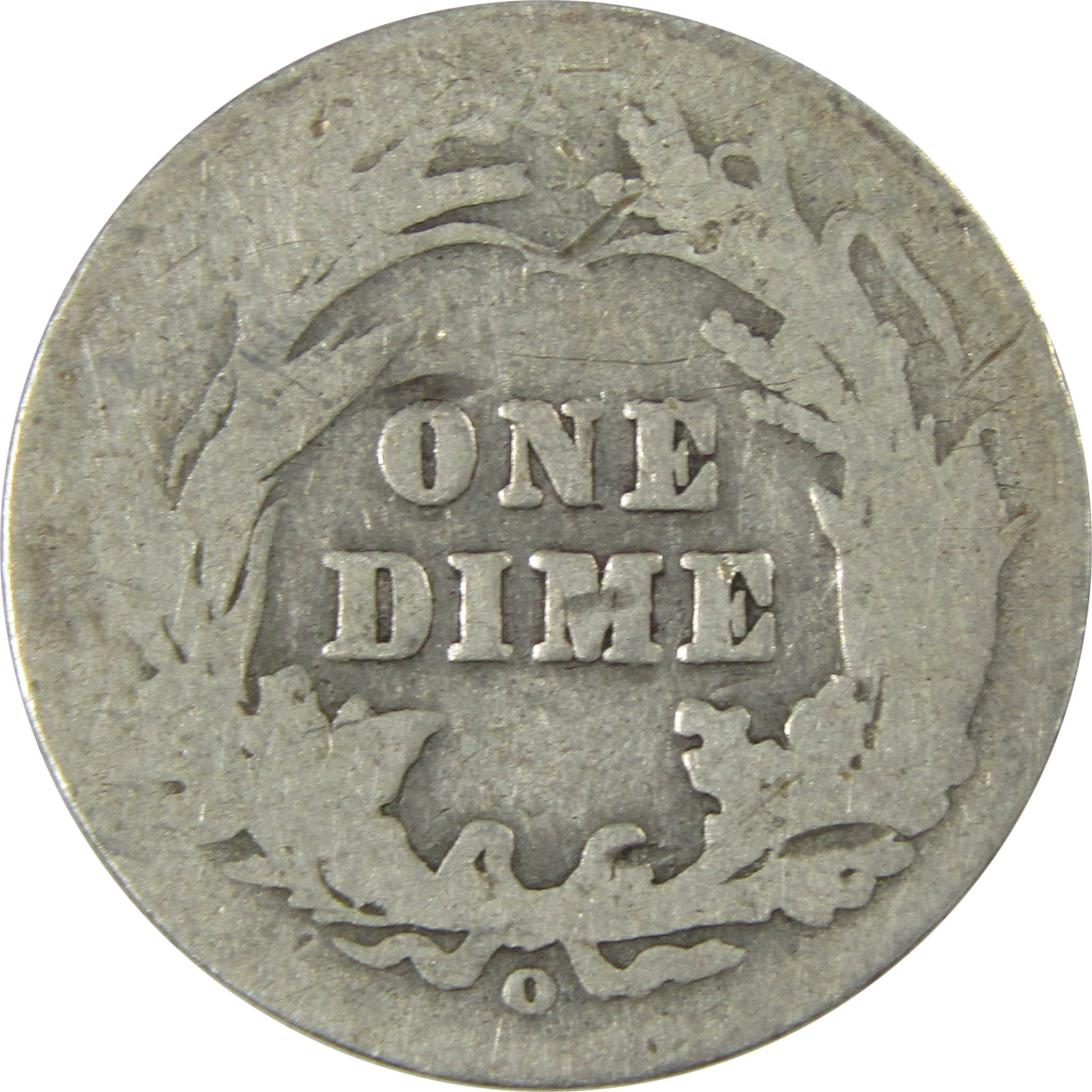 1905 O Micro O Barber Silver Dime AG About Good Details SKU:I26620