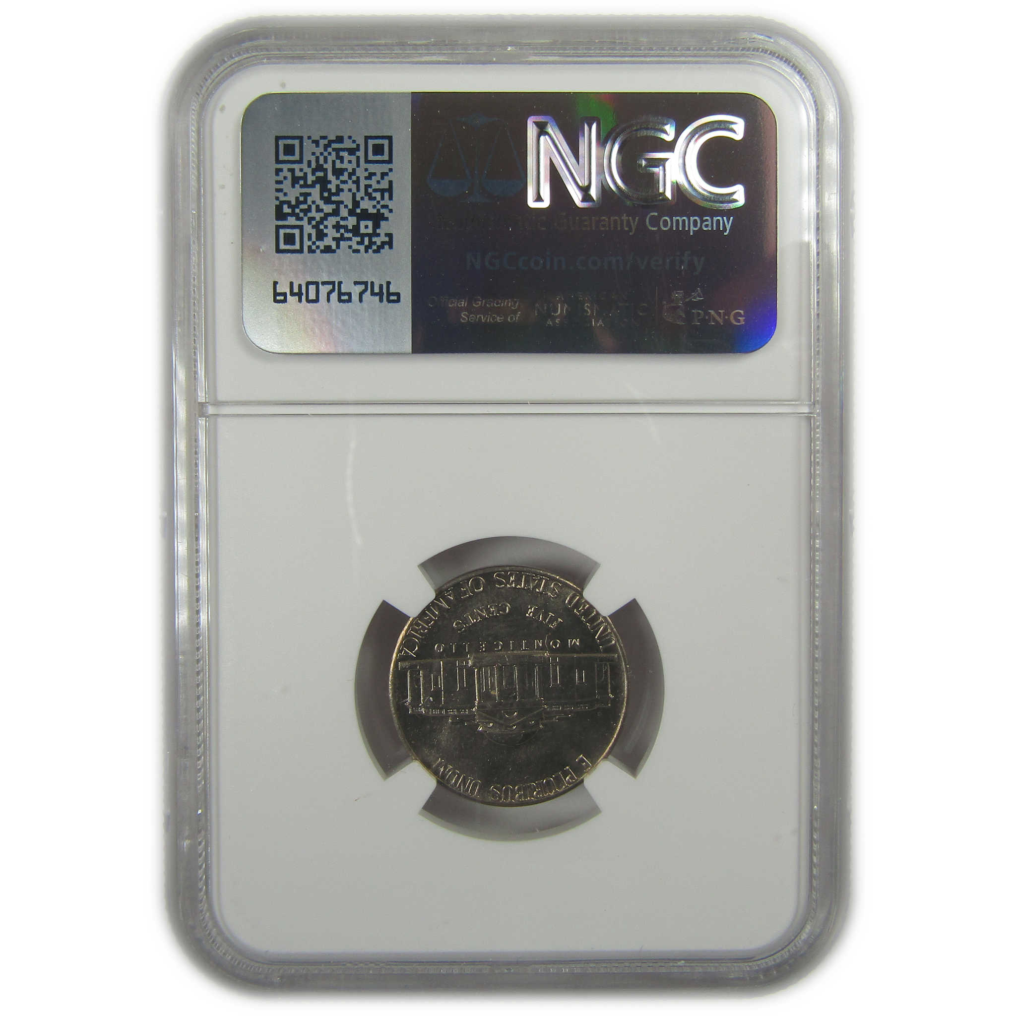 1971 Jefferson Nickel MS 66 NGC Original Bag Fragment SKU:I20336