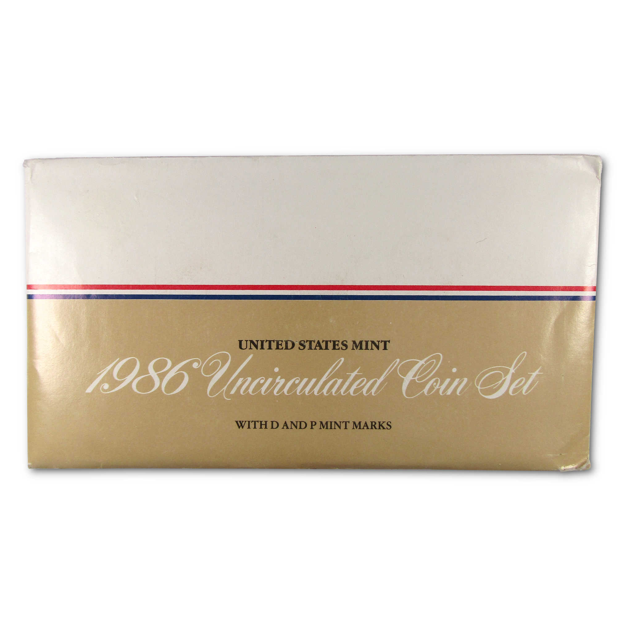 1986 Uncirculated Coin Set U.S Mint Original Government Packaging OGP