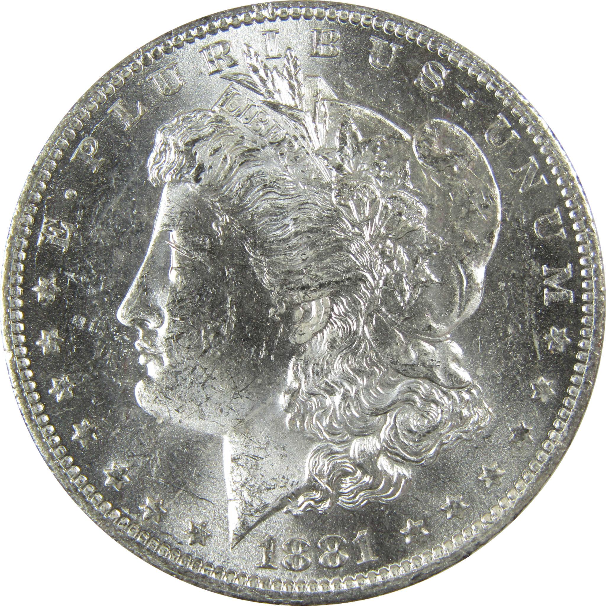 1881 O Morgan Silver Dollar Uncirculated Mint State $1 Coin SKU:I27710 - Morgan coin - Morgan silver dollar - Morgan silver dollar for sale - Profile Coins & Collectibles