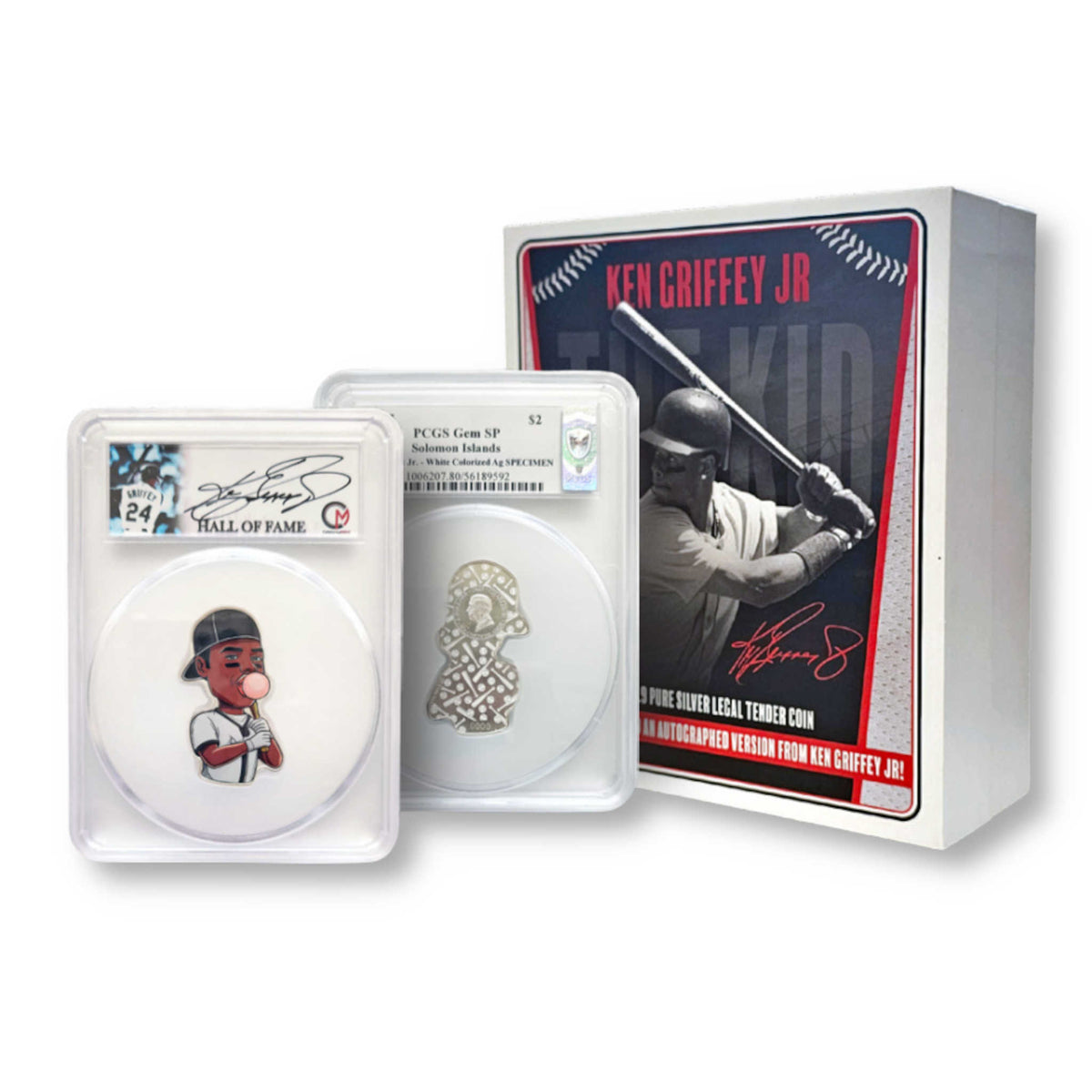 2025 Ken Griffey Jr. 1 oz Silver Coin Autographed Blind Bag SKU:OPC278