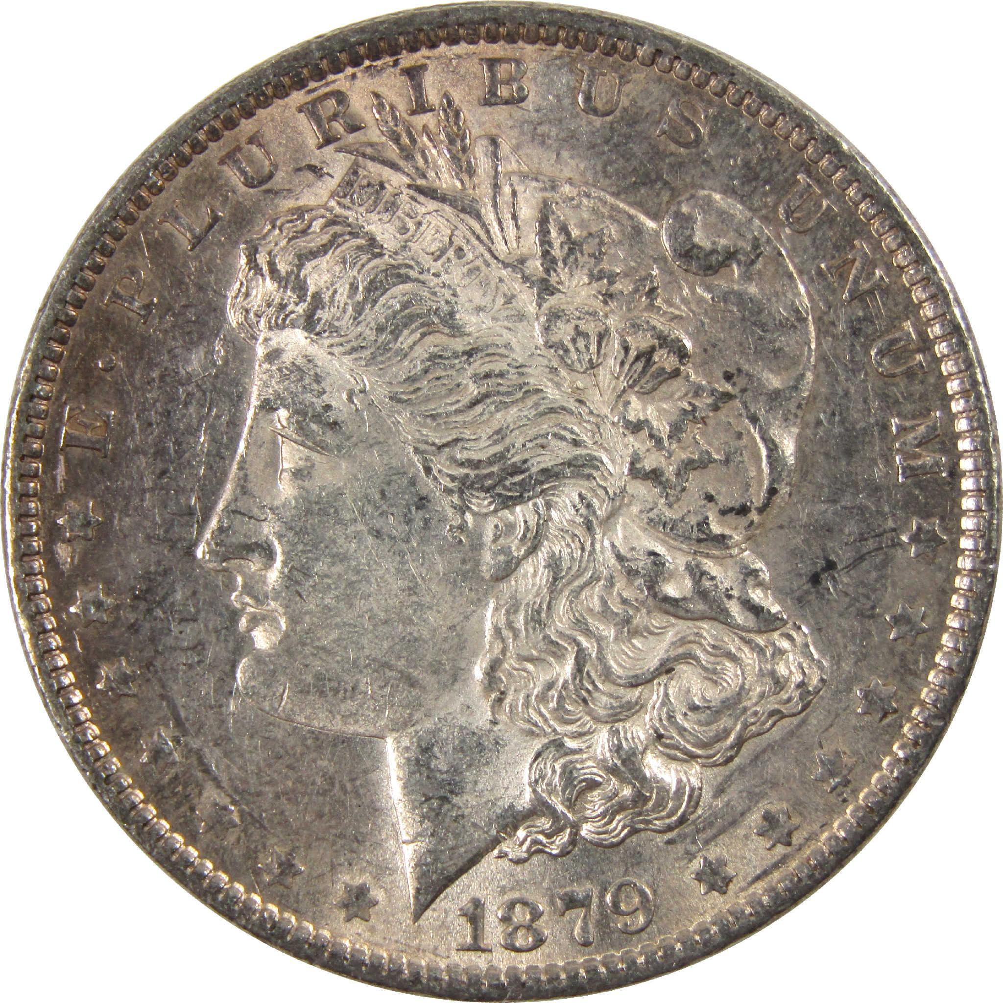 1879 Morgan Dollar CH AU Choice About Uncirculated Silver $1 Coin - Morgan coin - Morgan silver dollar - Morgan silver dollar for sale - Profile Coins & Collectibles