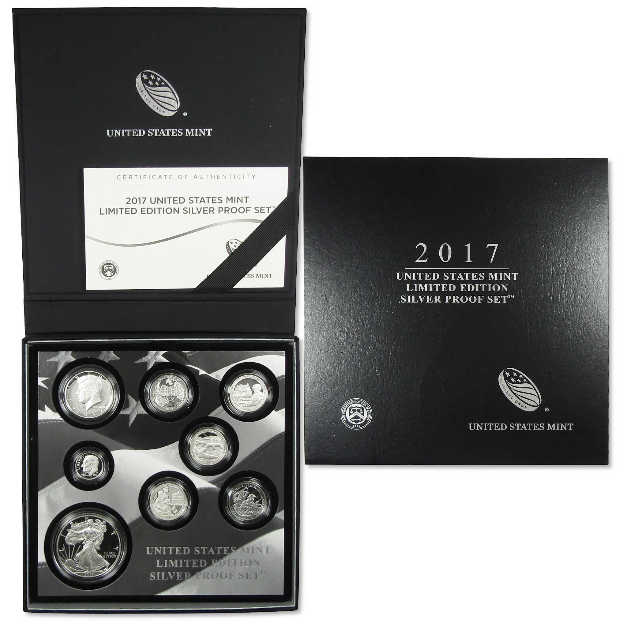 2017 U.S. Mint Limited Edition Silver Proof Set OGP COA SKU:CPC2789
