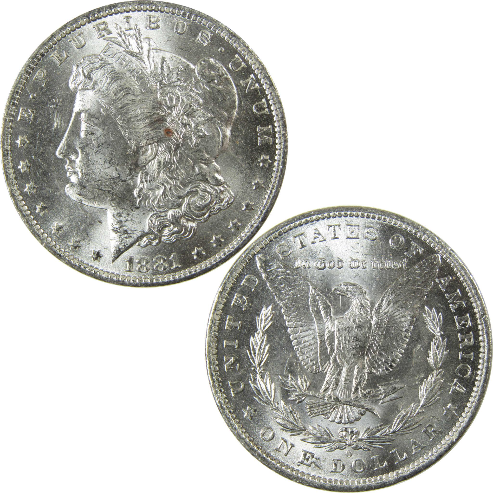 1881 O Morgan Silver Dollar Uncirculated Mint State $1 Coin SKU:I27681 - Morgan coin - Morgan silver dollar - Morgan silver dollar for sale - Profile Coins & Collectibles