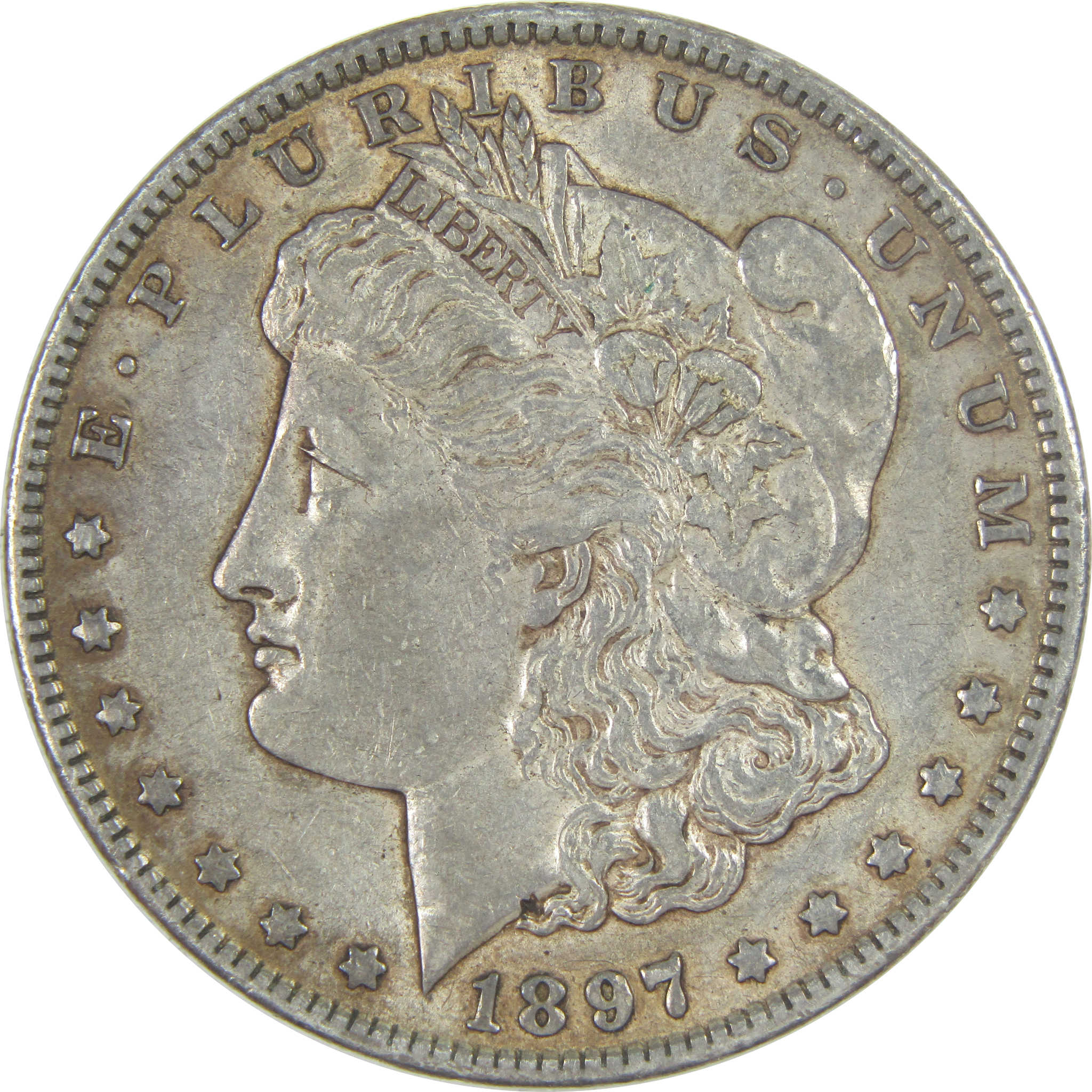 1897 O Morgan Dollar XF EF Extremely Fine Silver $1 Coin SKU:I16556 - Morgan coin - Morgan silver dollar - Morgan silver dollar for sale - Profile Coins & Collectibles