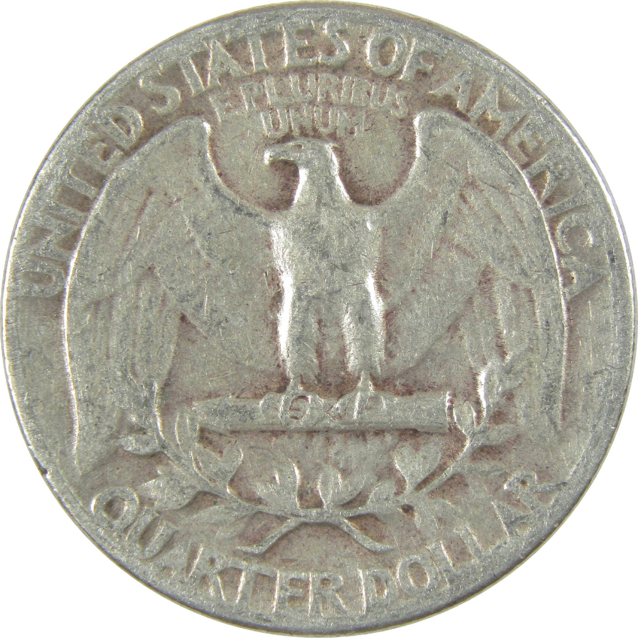 1949 Washington Quarter VG Very Good Silver 25c Coin