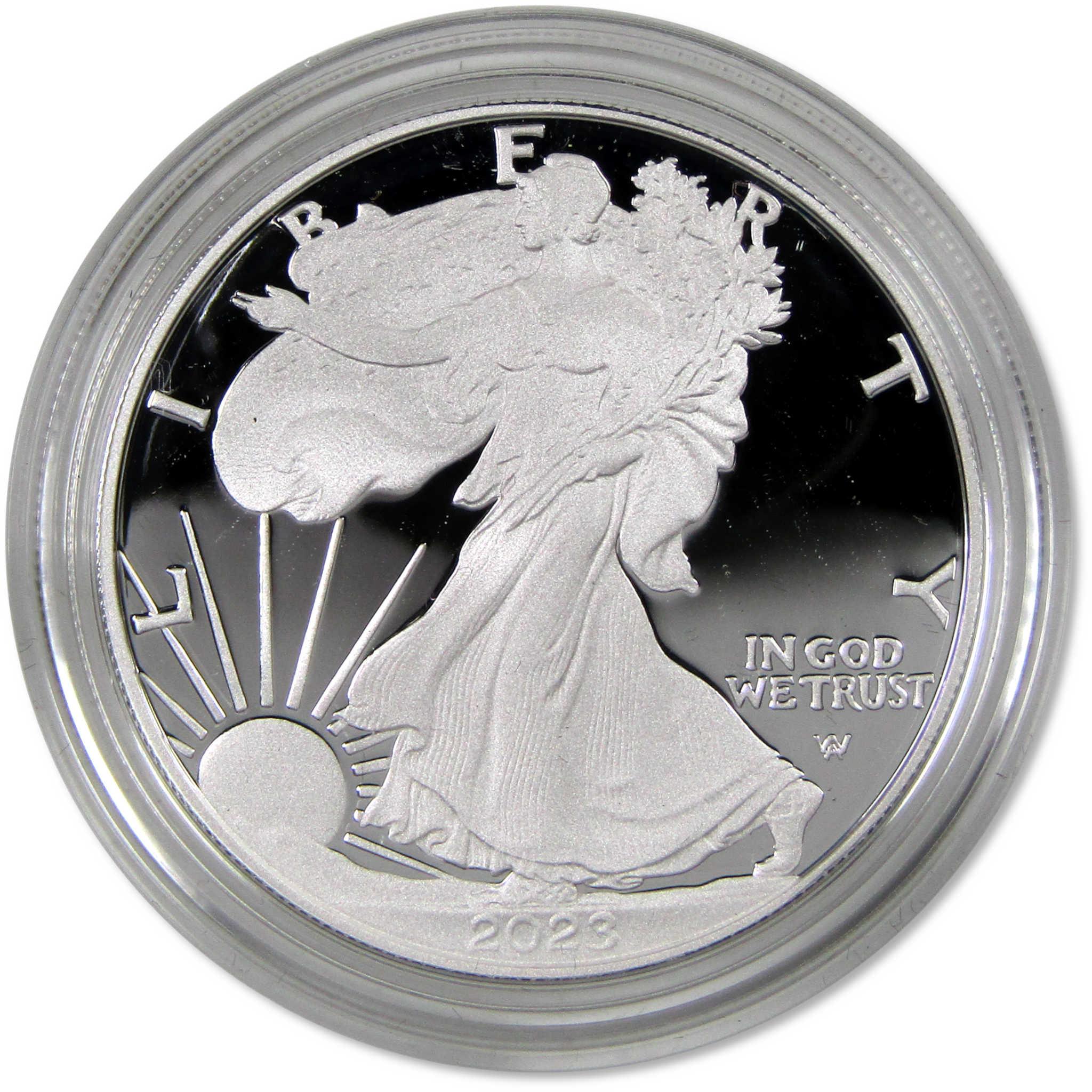 2023 American Eagle Dollar 1 oz .999 Silver Proof OGP COA SKU:OPC113