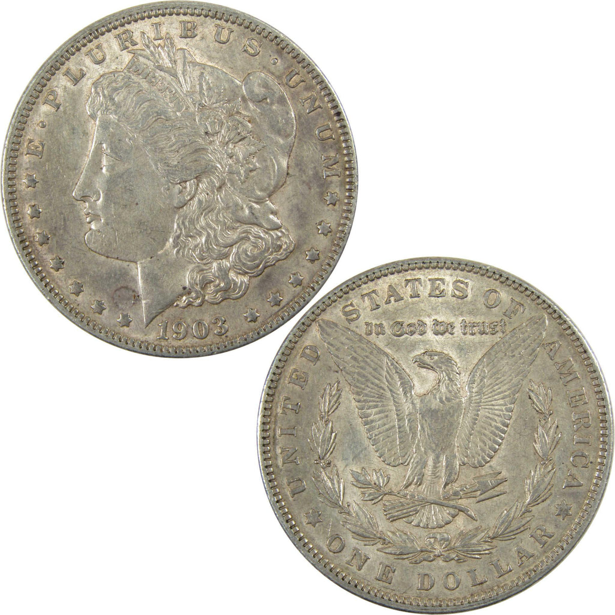 1903 Morgan Silver Dollar XF EF Extremely Fine $1 Coin SKU:CP486 - Morgan coin - Morgan silver dollar - Morgan silver dollar for sale - Profile Coins & Collectibles