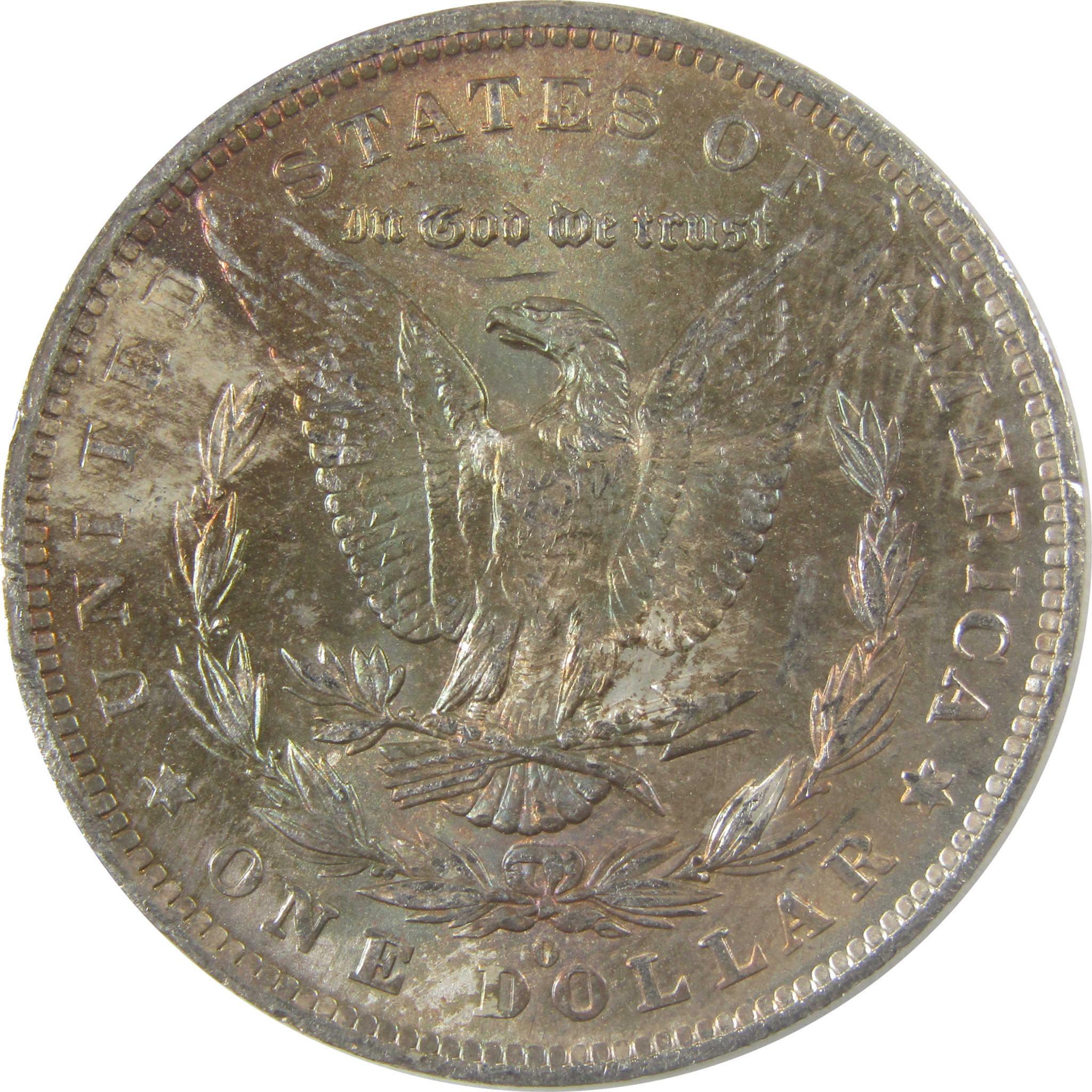 1884 O Morgan Silver Dollar BU Choice Uncirculated Toned SKU:I24199