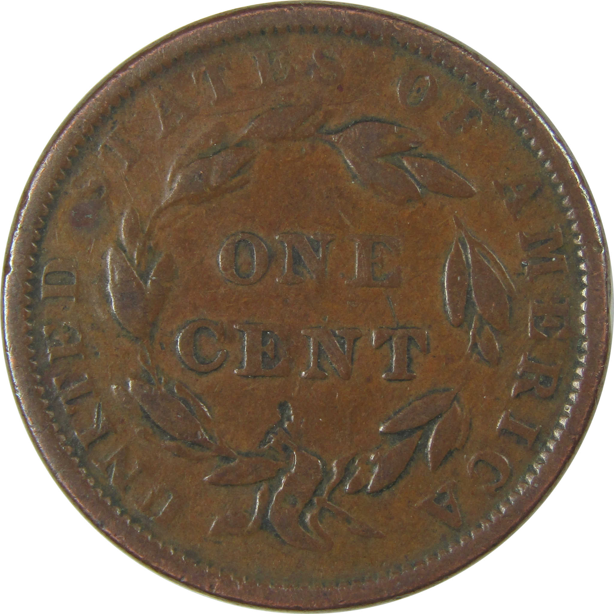 1839 Booby Head Coronet Head Copper Large Cent VG Very Good SKU:I23886