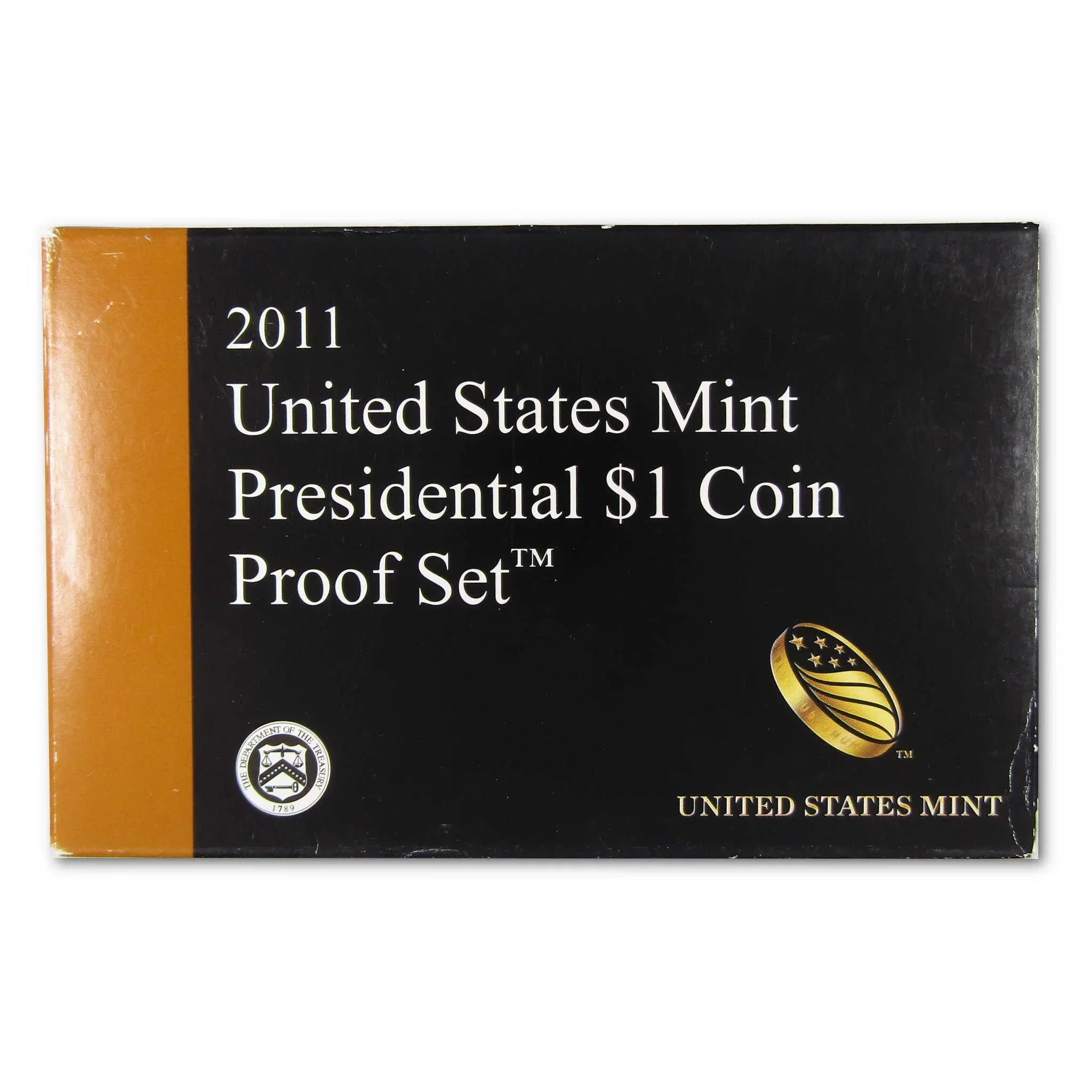 2011 United States Mint Presidential $1 Coin Proof Set box with official logos