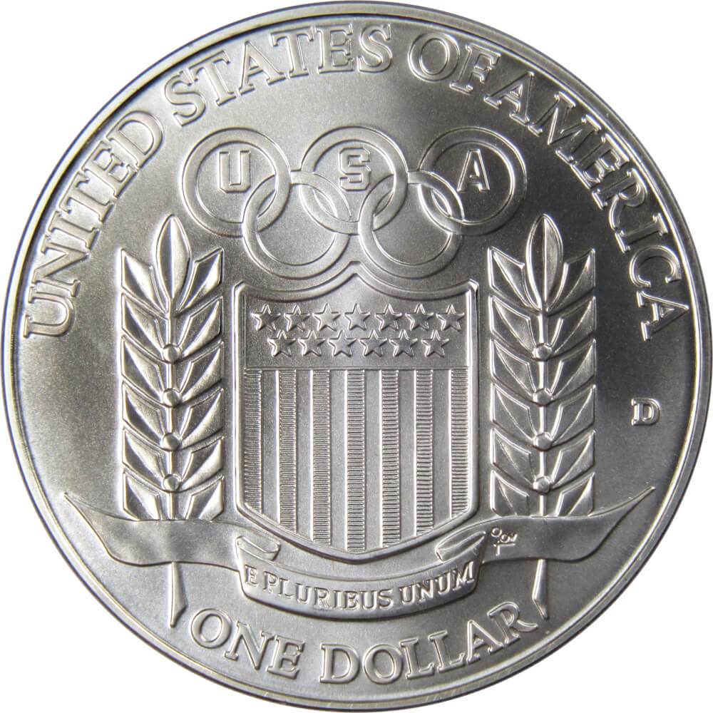 XXV Olympiad Commemorative Dollar 1992 D BU Choice Uncirculated Silver