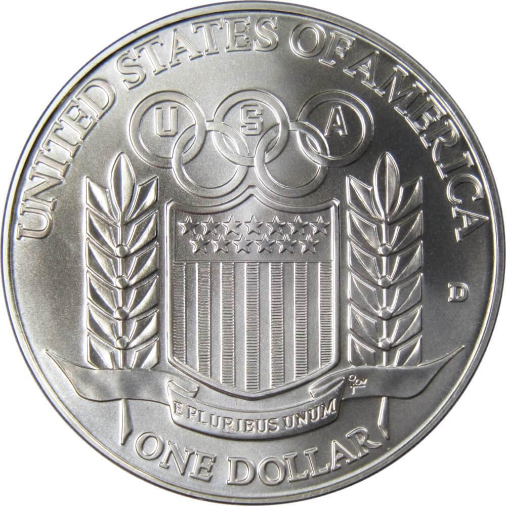 1992 D XXV Olympiad Commemorative Silver Dollar Uncirculated $1 Coin