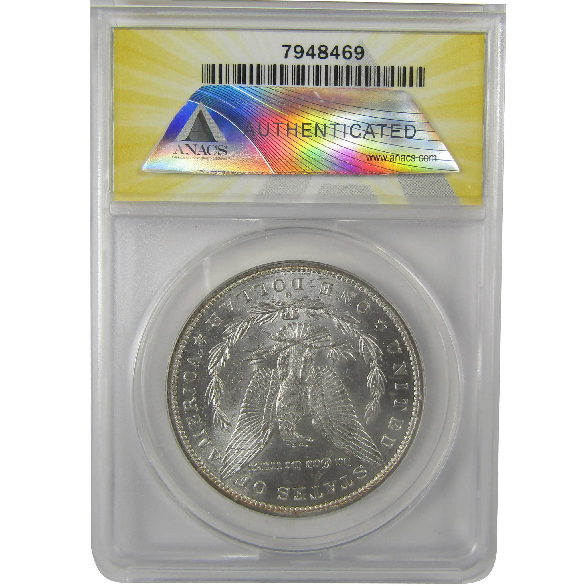 1882 O/S VAM-4 Recessed Top 100 Morgan Dollar MS 62 ANACS SKU:I21957 - Morgan coin - Morgan silver dollar - Morgan silver dollar for sale - Profile Coins & Collectibles