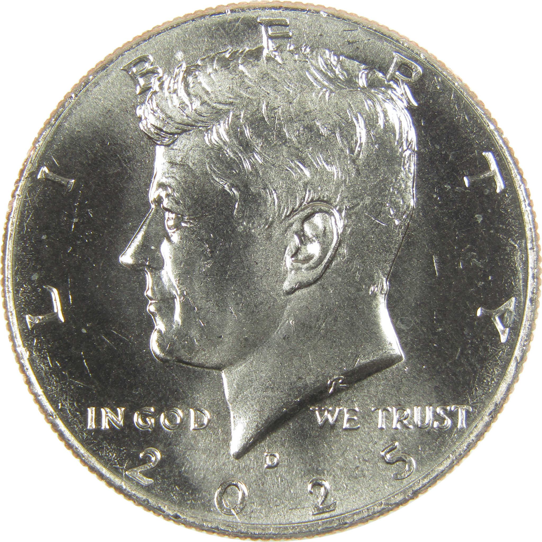 2025 P&D Kennedy Half Dollar 2 Coin Set Uncirculated Mint State Clad