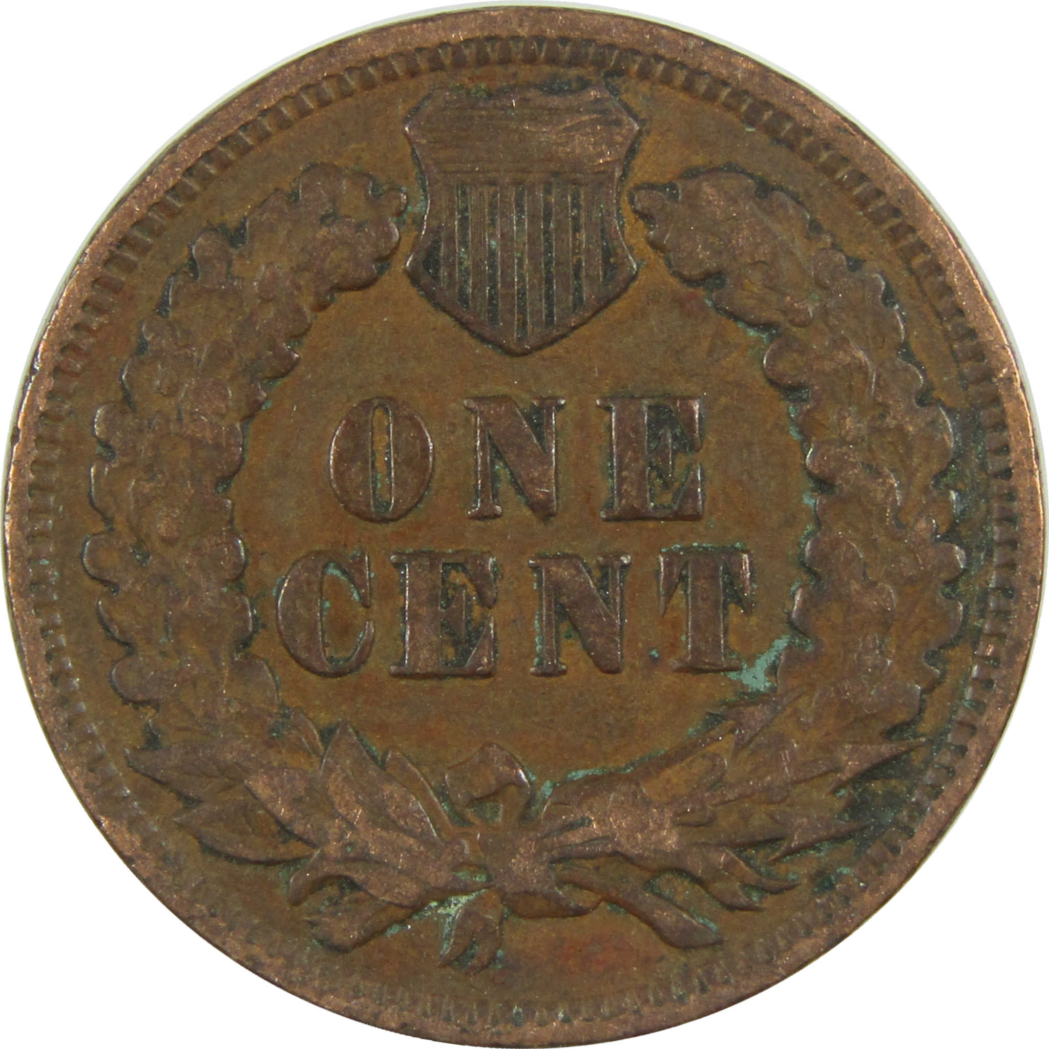 1904 Indian Head Cent F Fine Penny 1c Coin SKU:I27020
